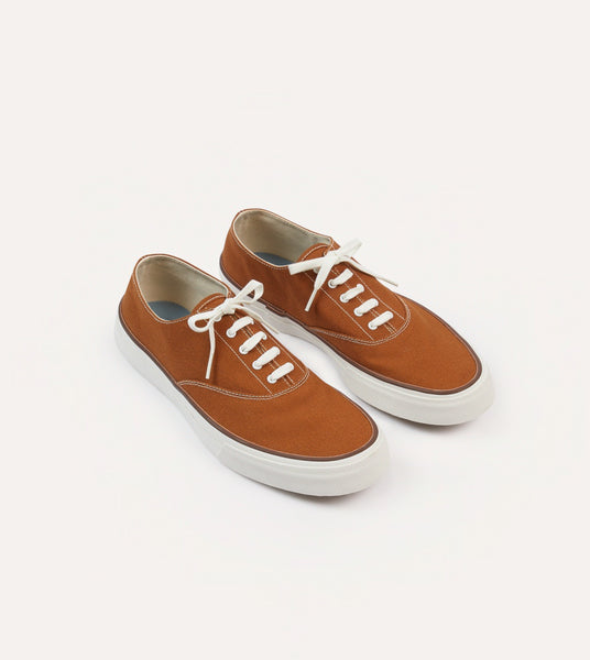 Wakouwa by Anatomica Brown Cotton Canvas Oxford Trainers – Drakes US