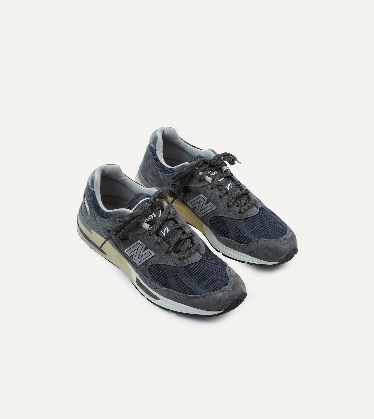 New Balance Dark Gull Grey Made in UK 991v2 Trainers – Drakes US