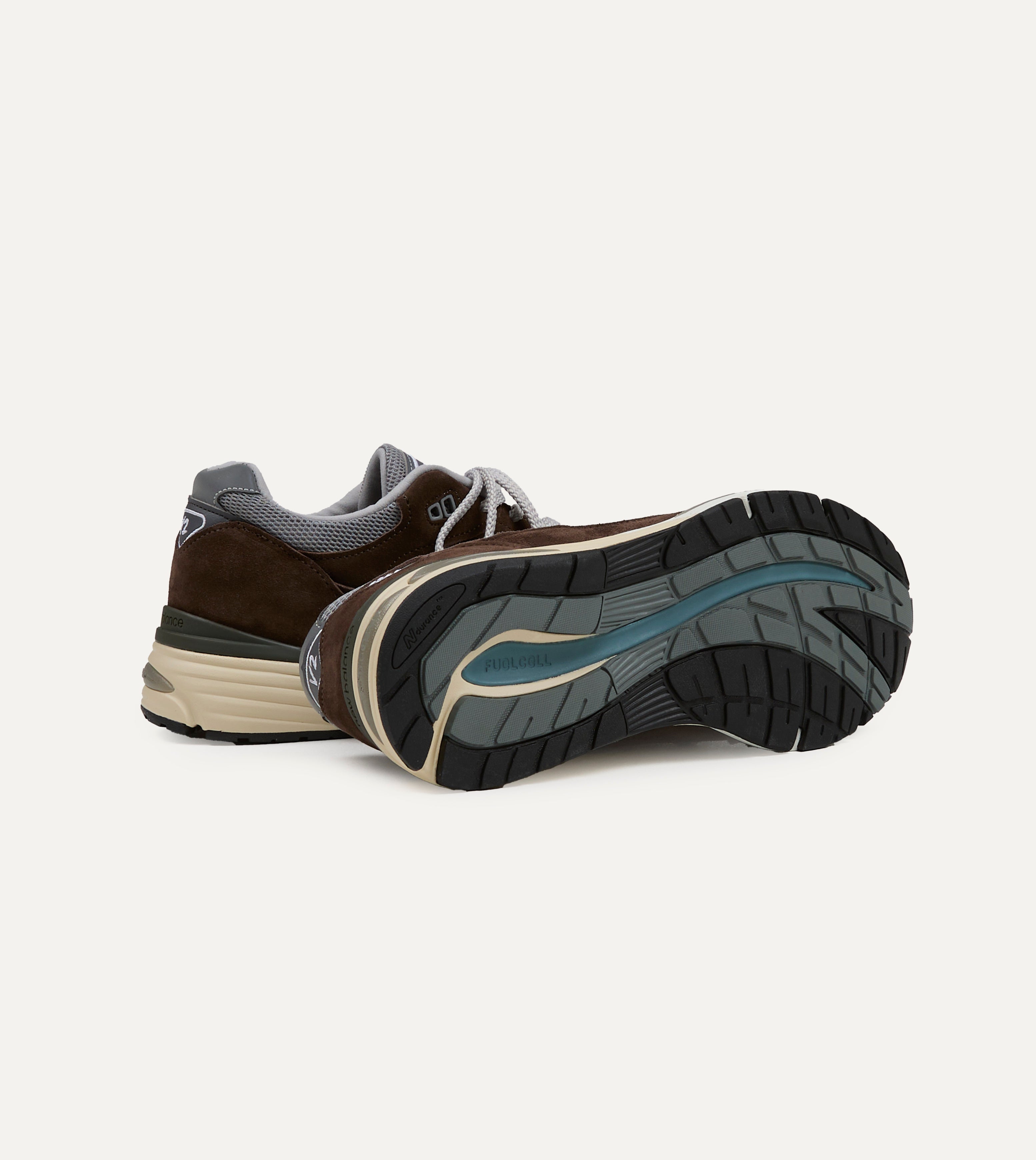 New Balance 'Elevated Essentials' Brown Alloy Made in UK 991v2 Trainers