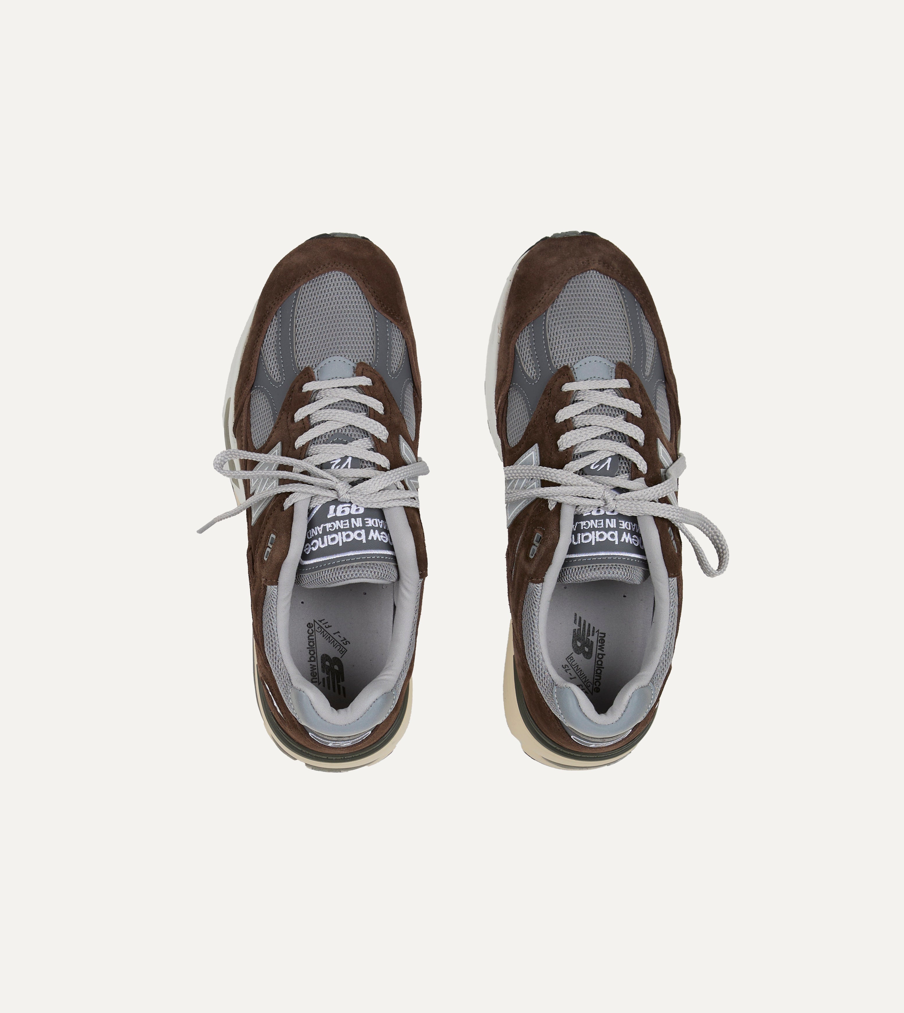 New Balance 'Elevated Essentials' Brown Alloy Made in UK 991v2