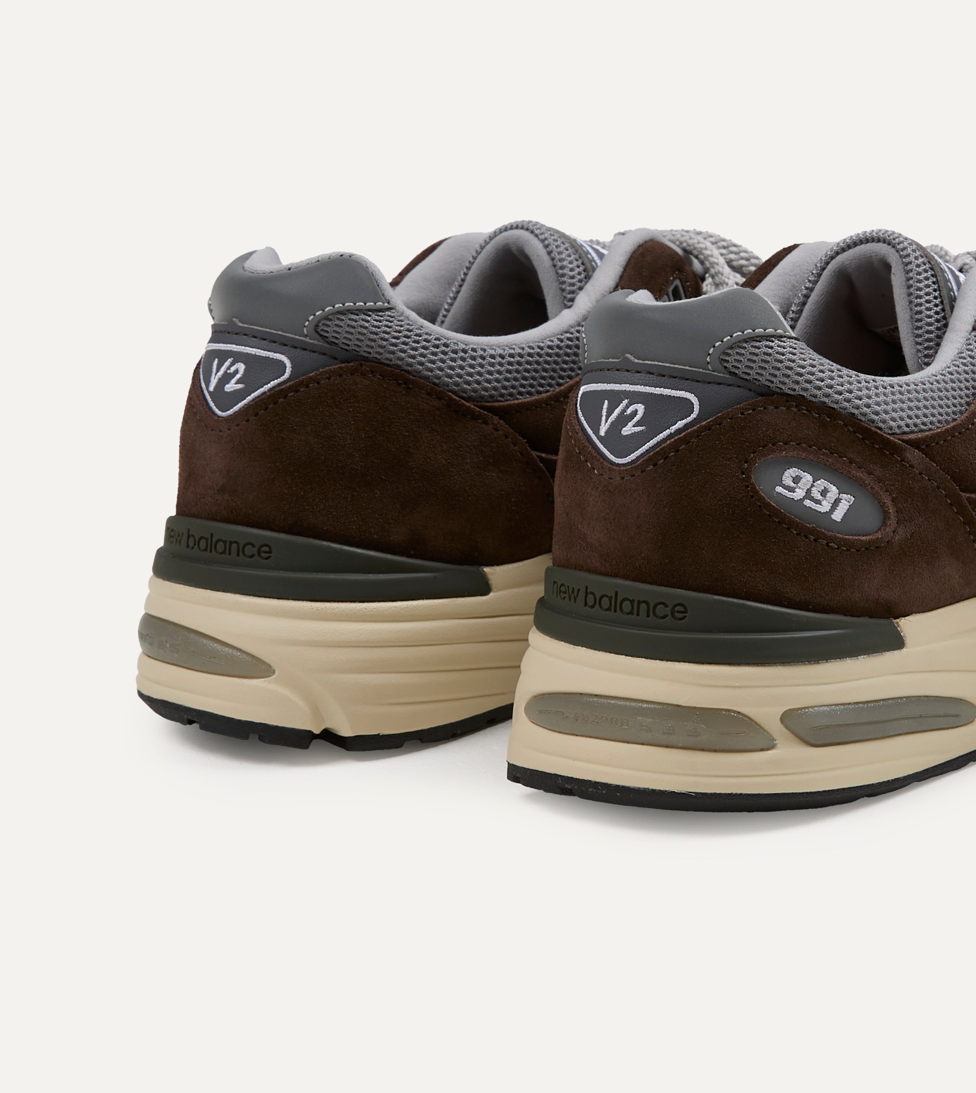 New Balance 'Elevated Essentials' Brown Alloy Made in UK 991v2