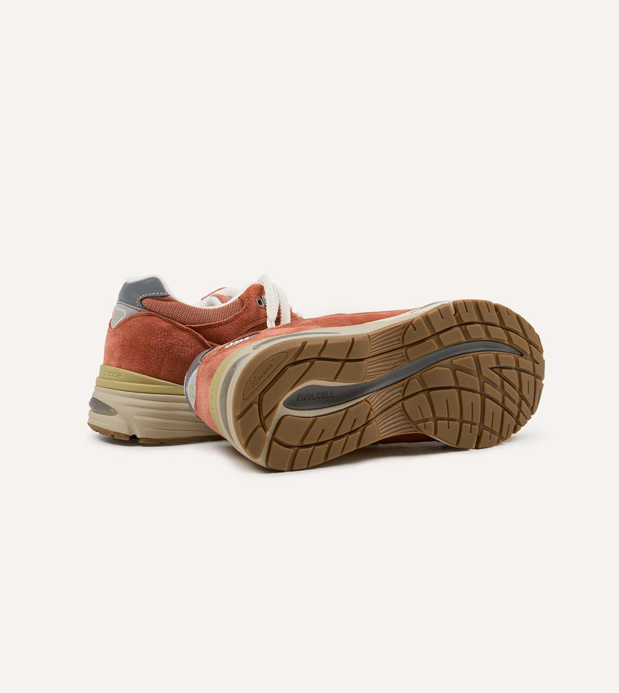 New Balance 'Vintage Sports’ Clay and Sienna Orange Made in UK 991v2 Trainers