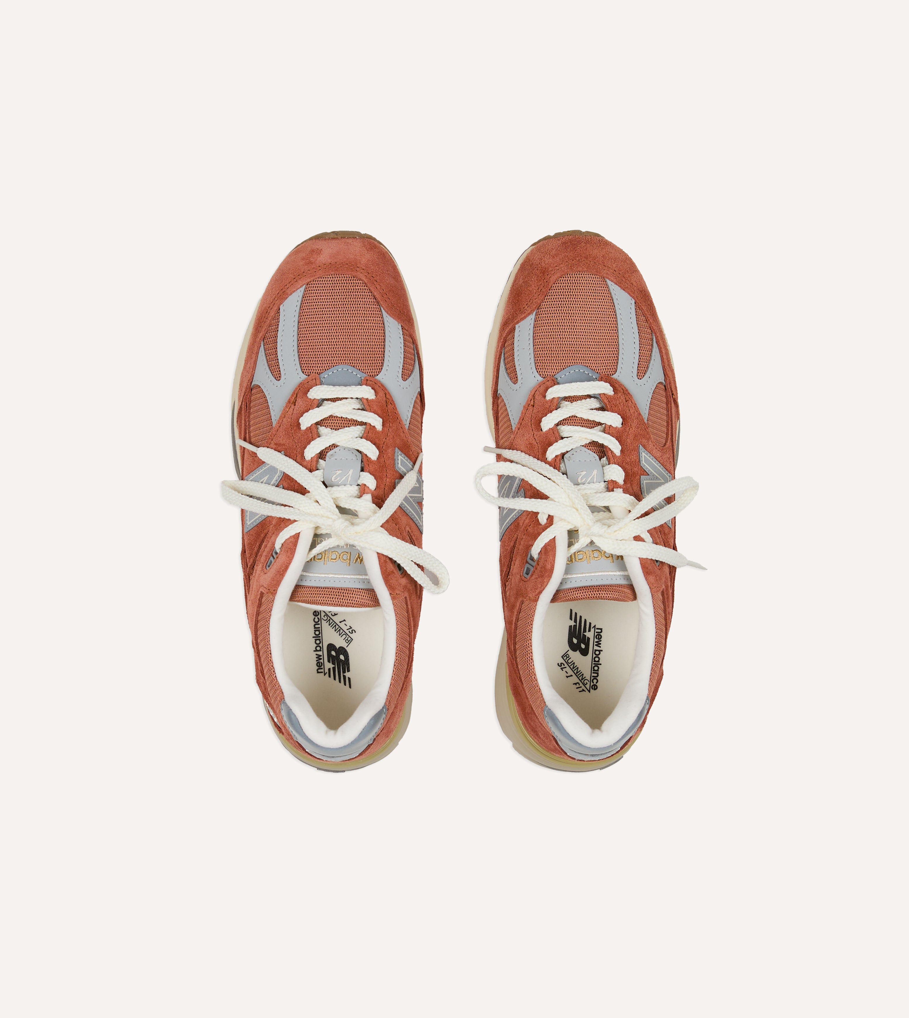New Balance 'Vintage Sports' Clay and Sienna Orange Made in UK