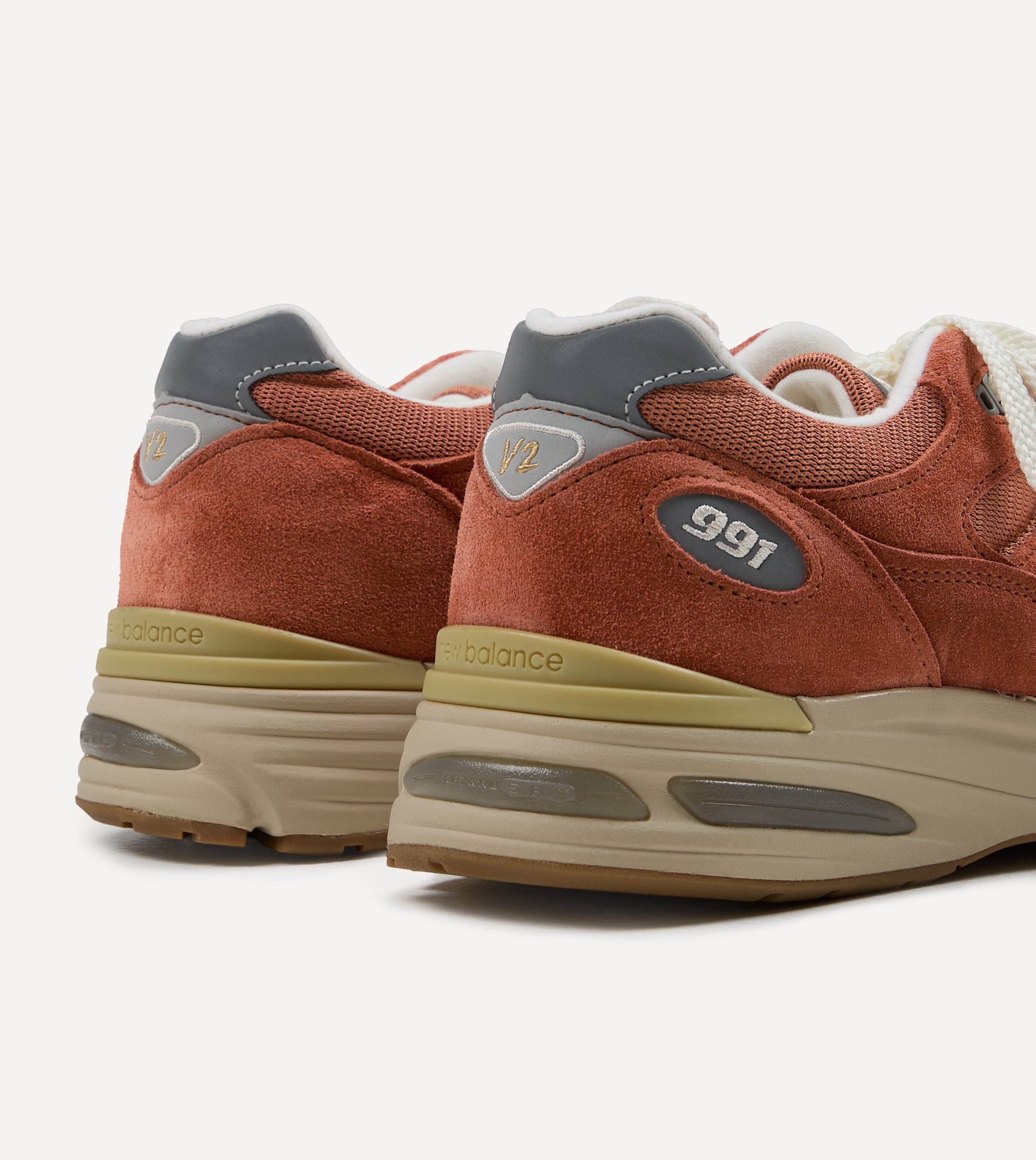 New Balance 'Vintage Sports' Clay and Sienna Orange Made in UK