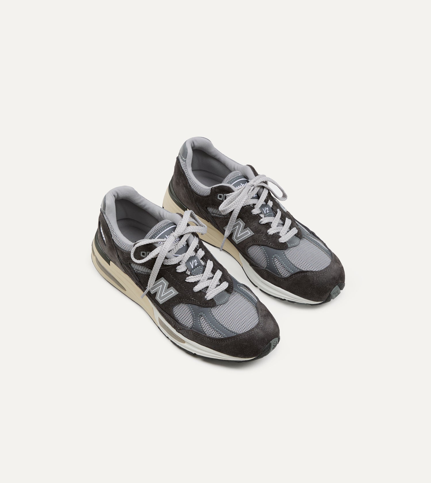 New Balance 'Elevated Essentials' Alloy Grey and Smoked Pearl Made in UK 991v2 Trainers