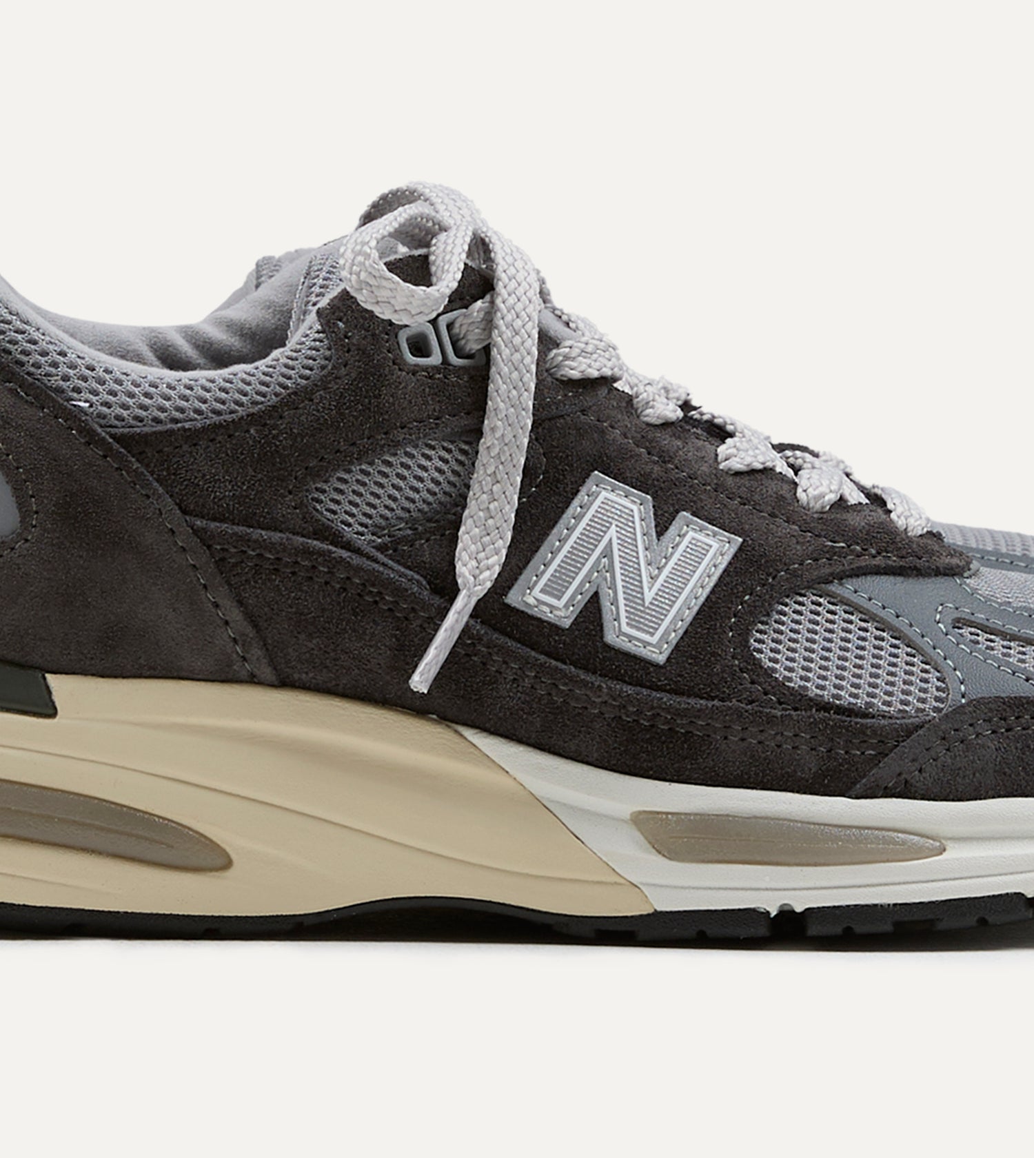 New Balance 'Elevated Essentials' Alloy Grey and Smoked Pearl Made in UK 991v2 Trainers