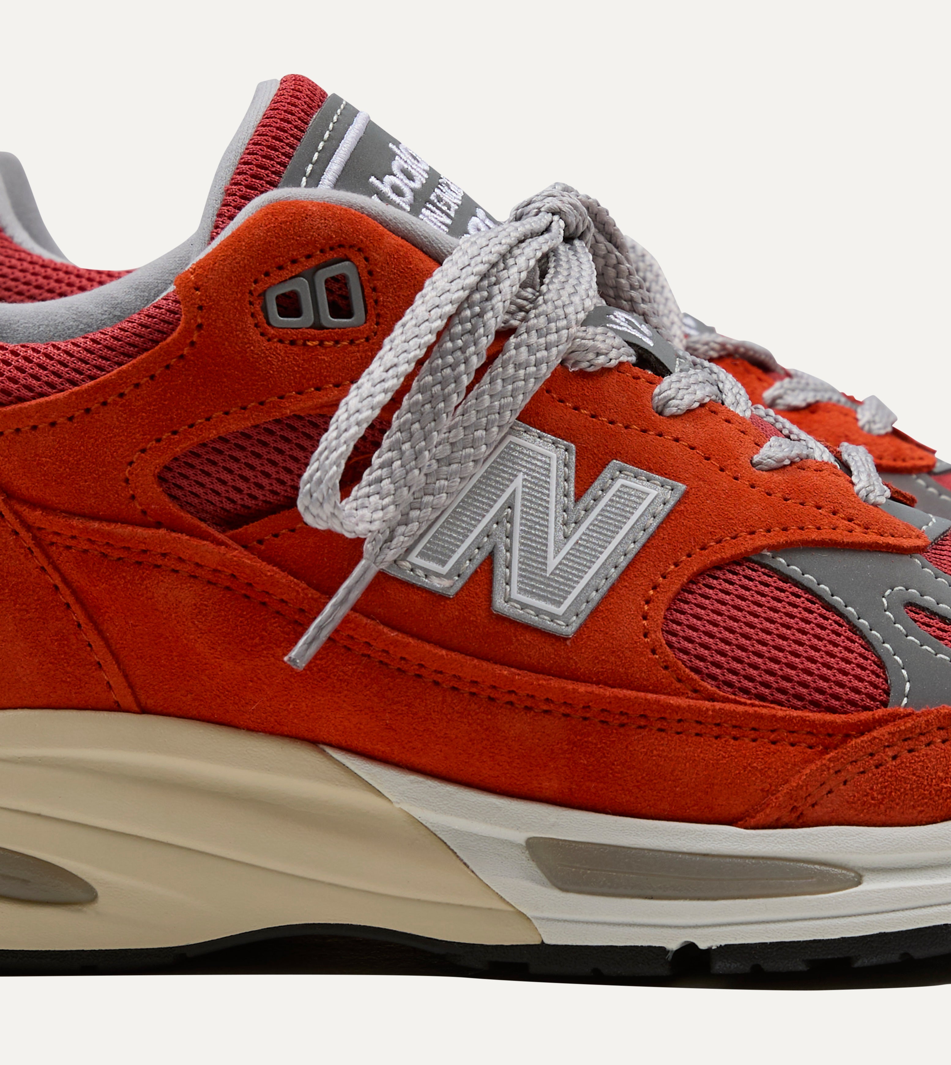 ruru様 New Balance 'Vibrant Chroma' Fire Whirl Made in UK 991v2 Trainers