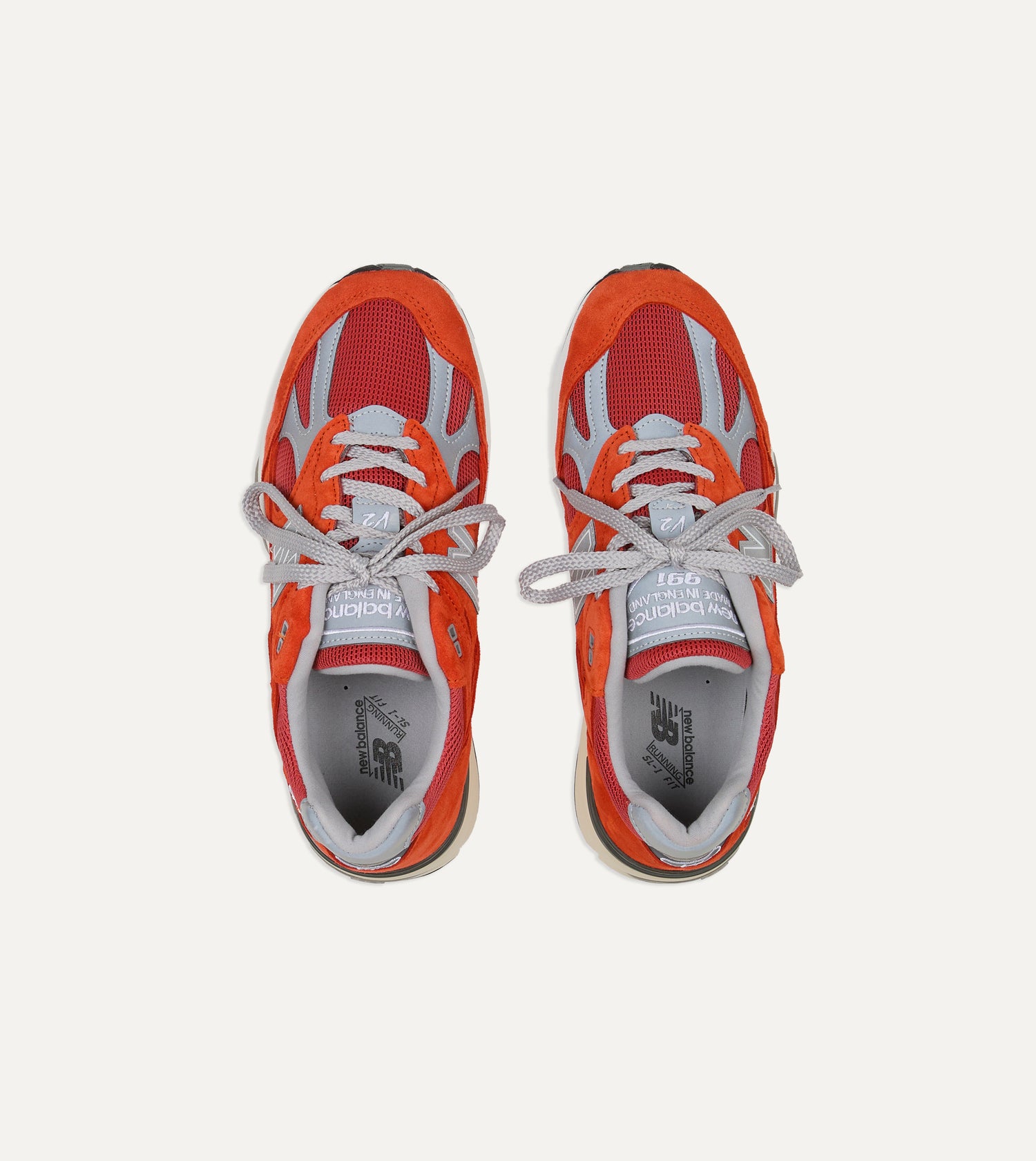 New Balance 'Vibrant Chroma' Fire Whirl Made in UK 991v2 Trainers