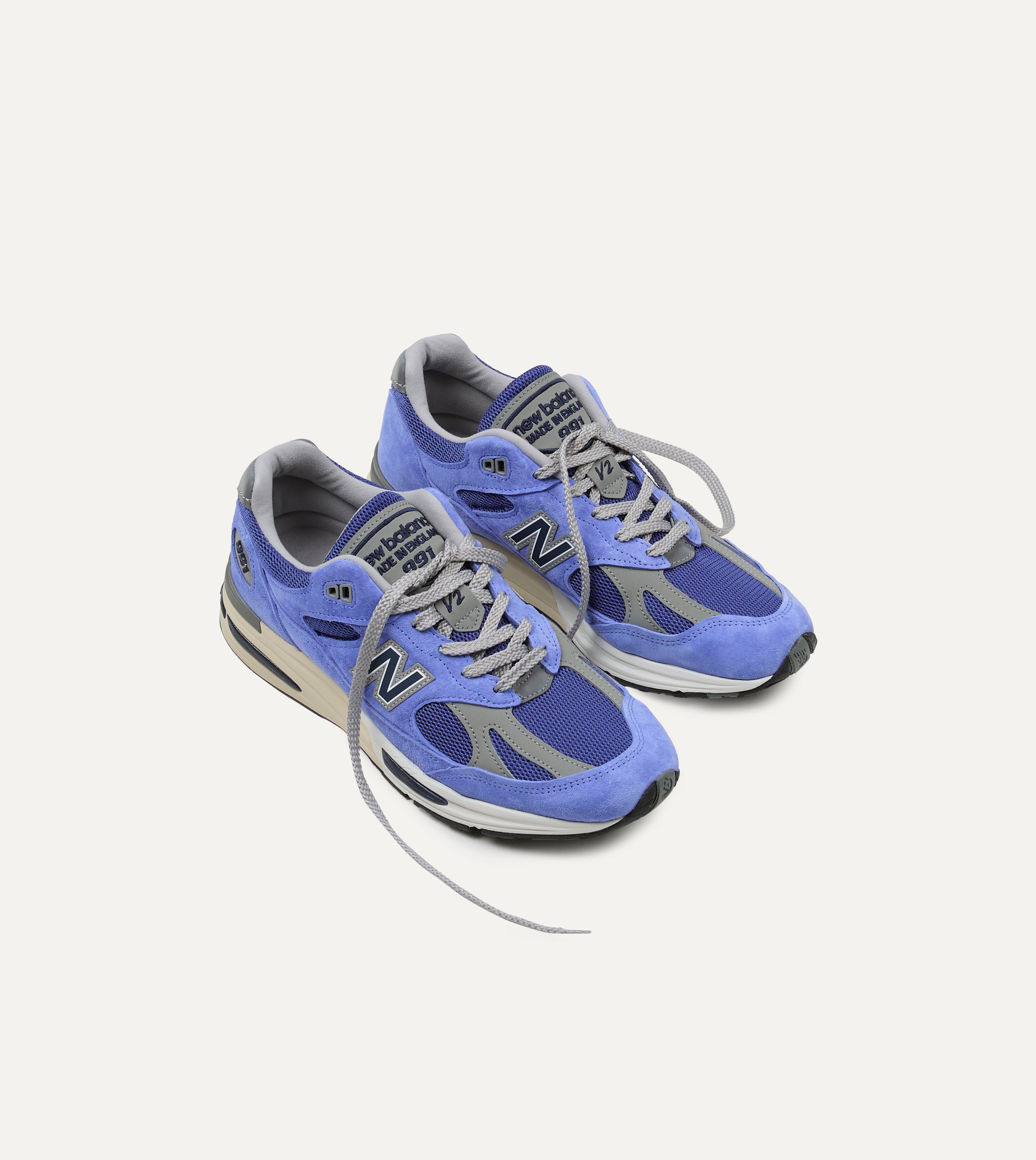 New Balance 'Summer Brights’ Baja Blue Made in UK 991v2 Trainers