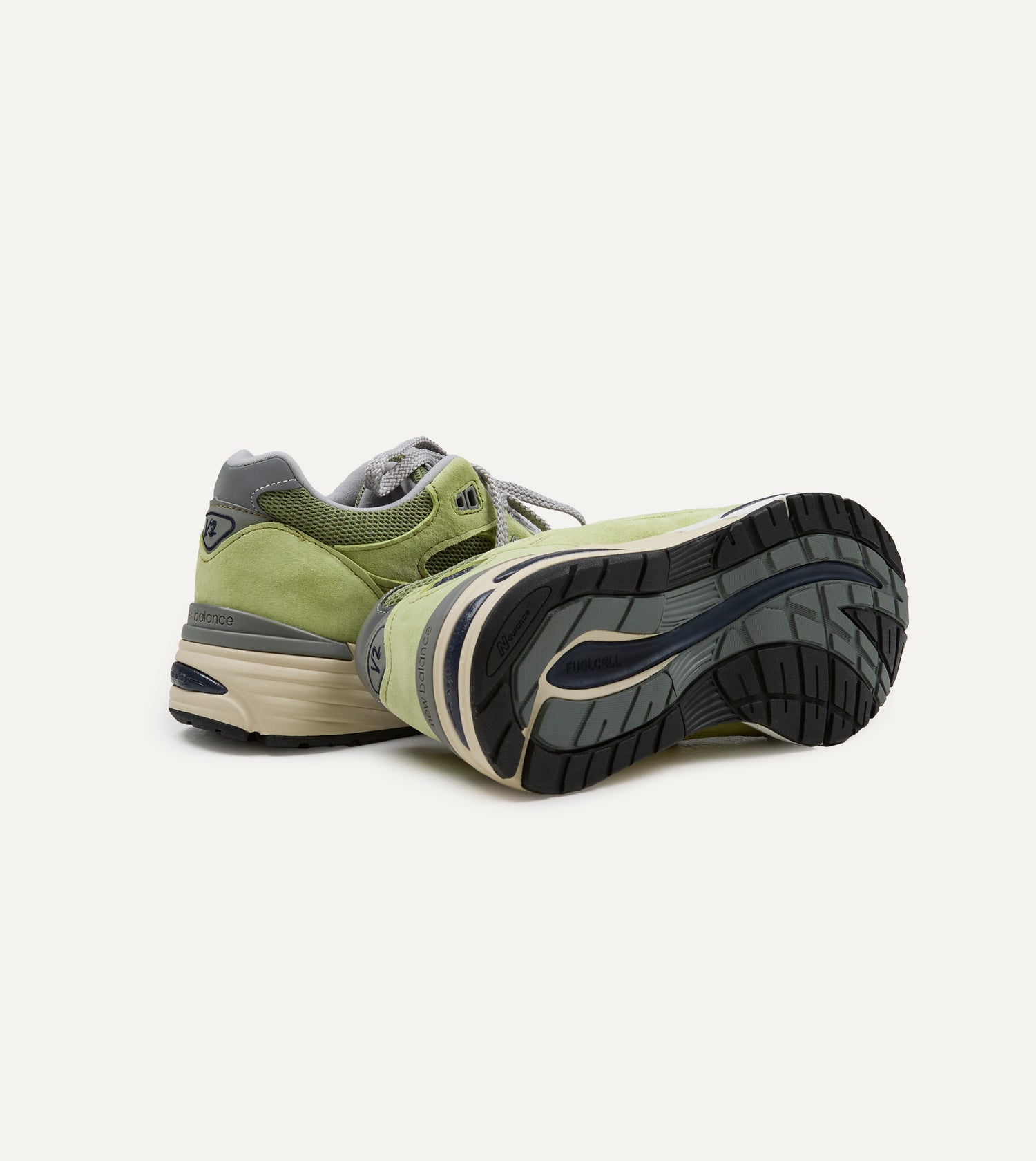 New Balance 'Summer Brights’ Green Banana Made in UK 991v2 Trainers