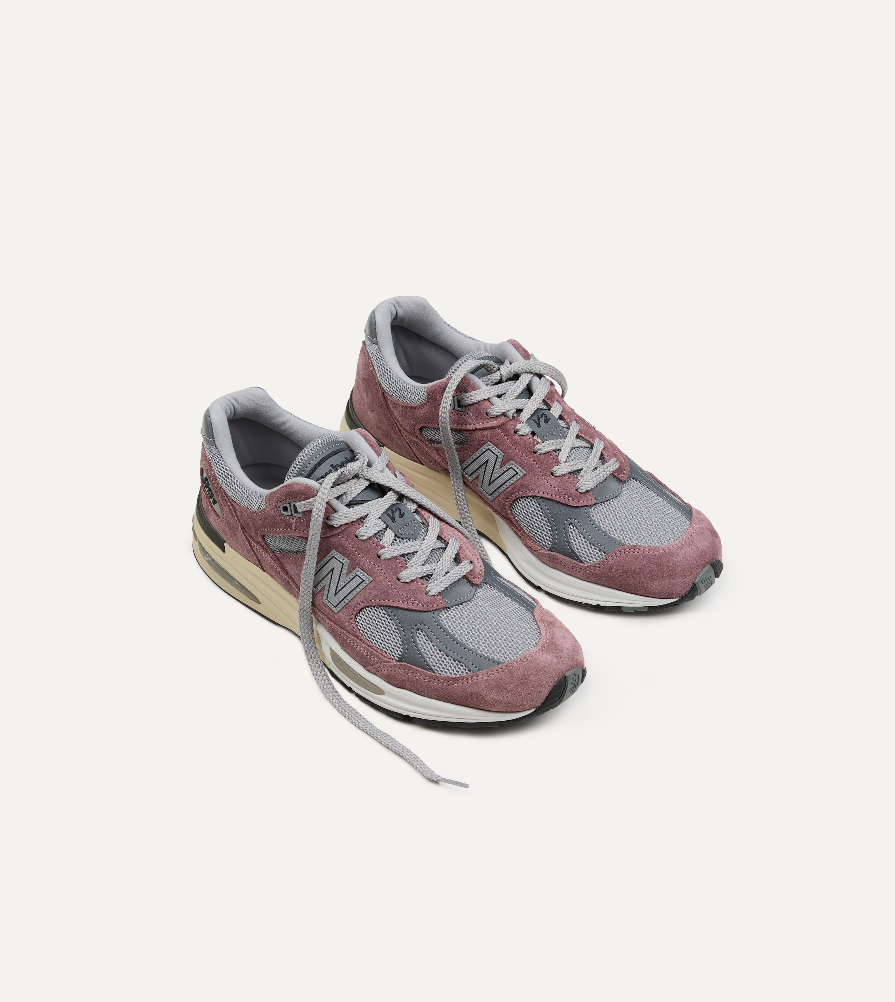 New Balance 'Elevated Essentials' Rose Taupe Made in UK 991v2 Trainers