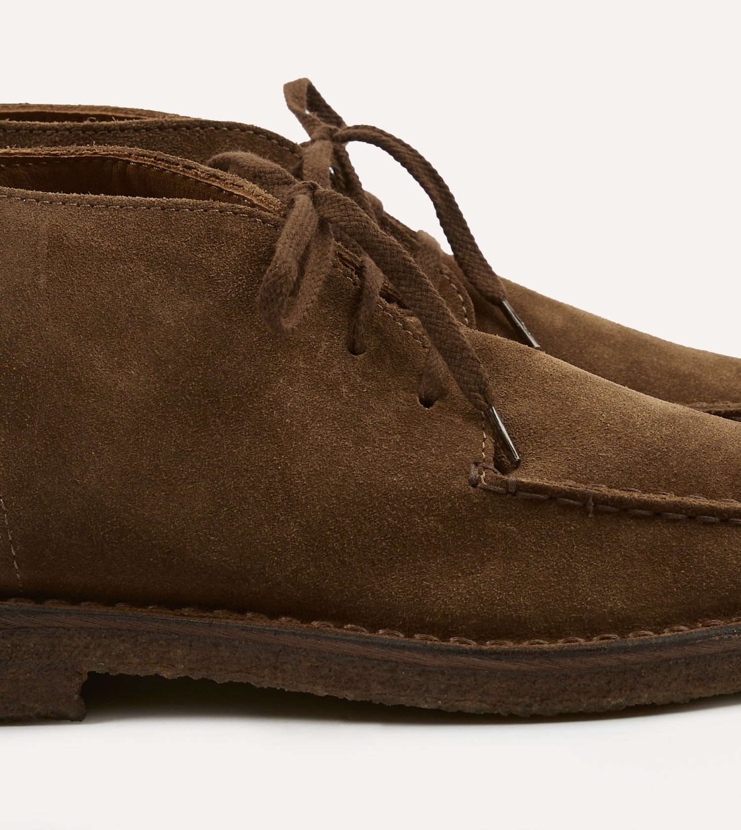 Crosby Moc-Toe Chukka Boot Tobacco Suede – Drakes US