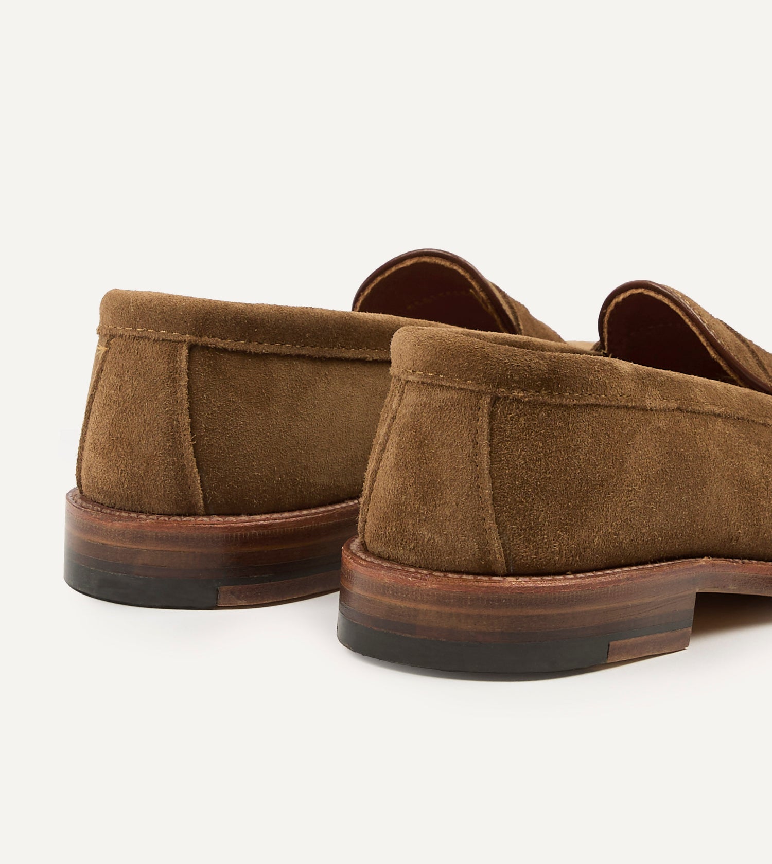 Alden Snuff Suede Handsewn Leisure Loafer