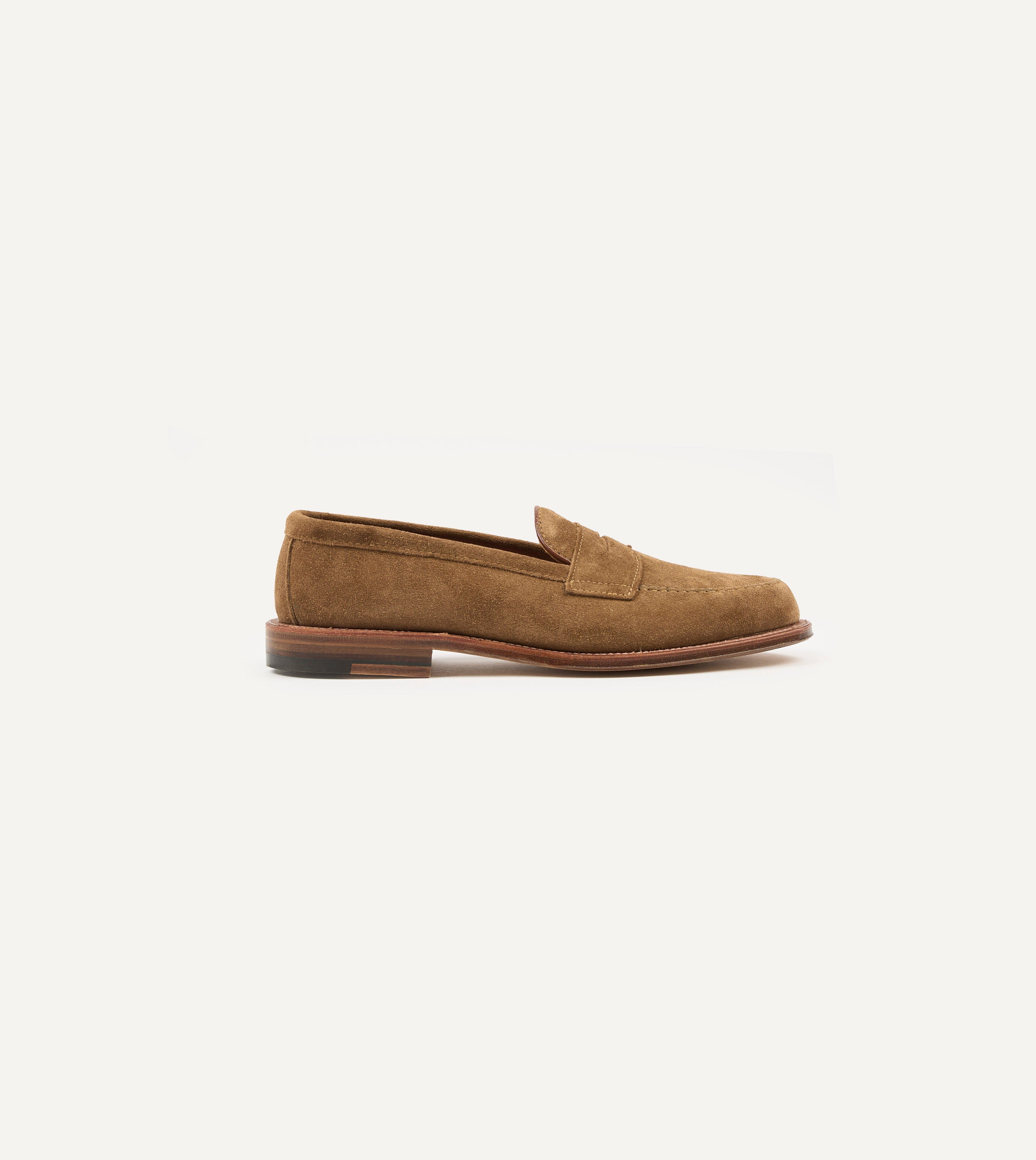 Alden Snuff Suede Handsewn Leisure Loafer