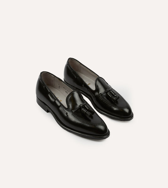 Alden Black Cordovan Tassel Loafer – Drakes US