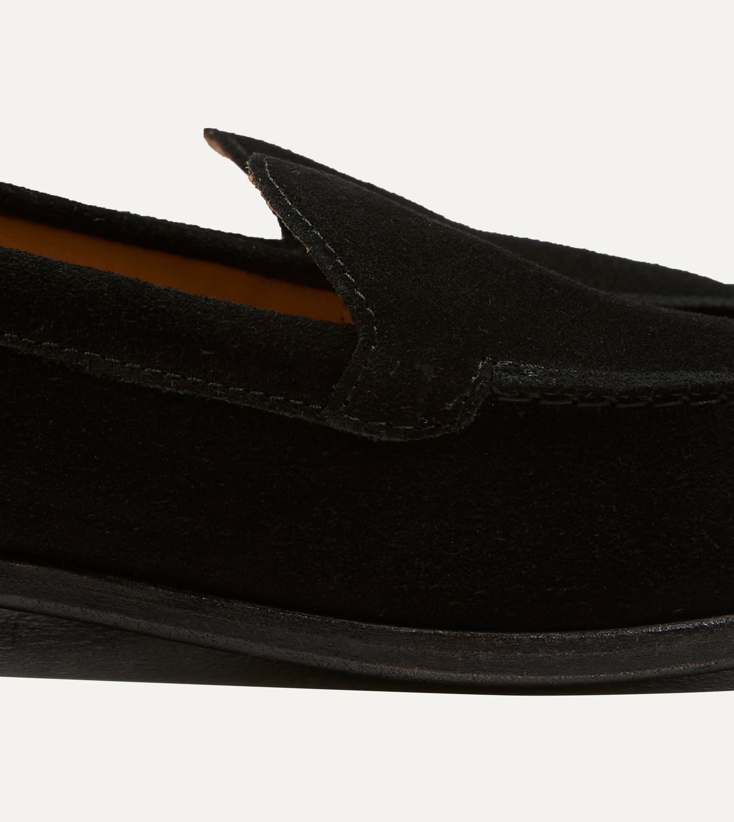 Black Suede Henri Summer Loafer