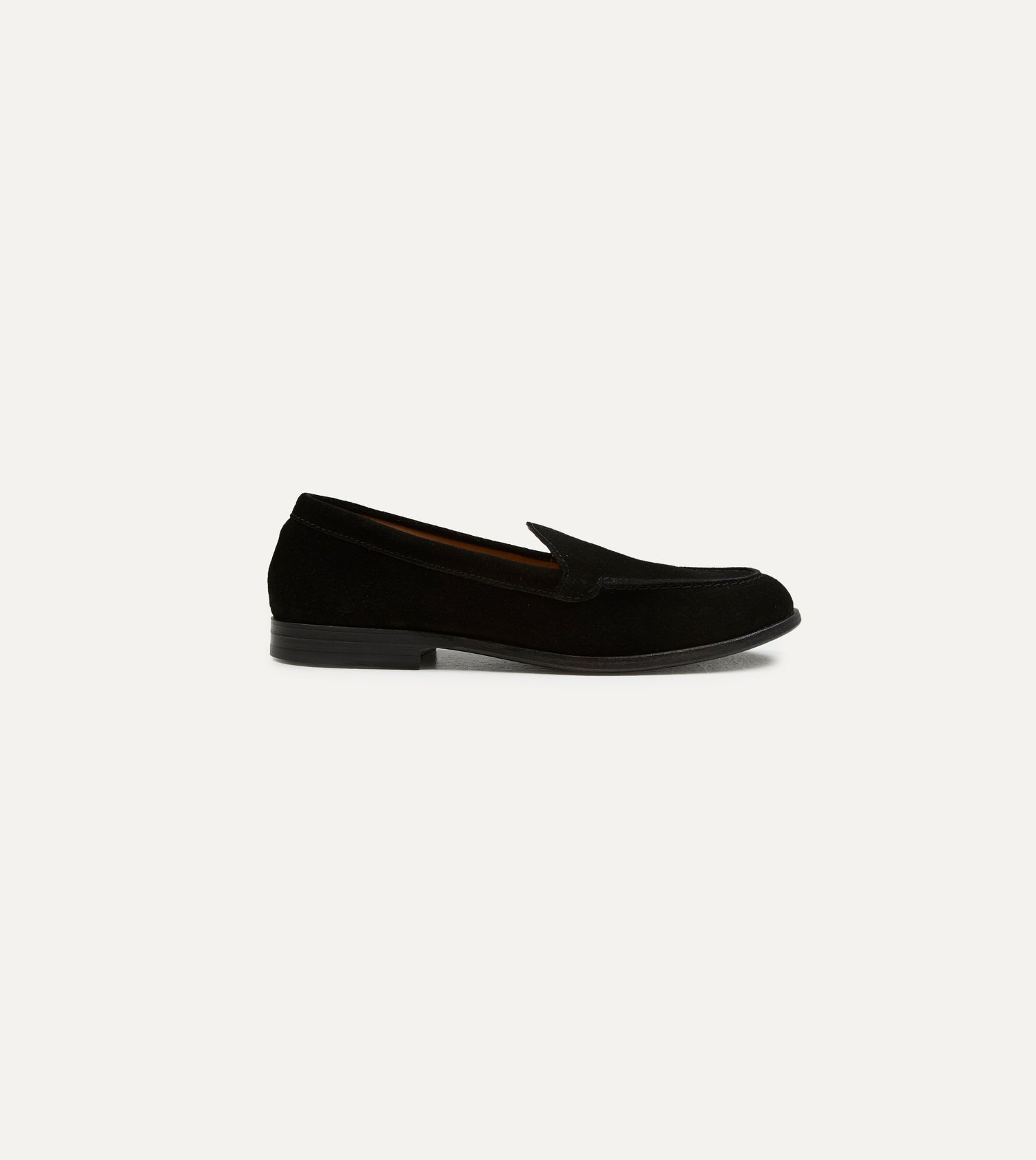 Black Suede Henri Summer Loafer