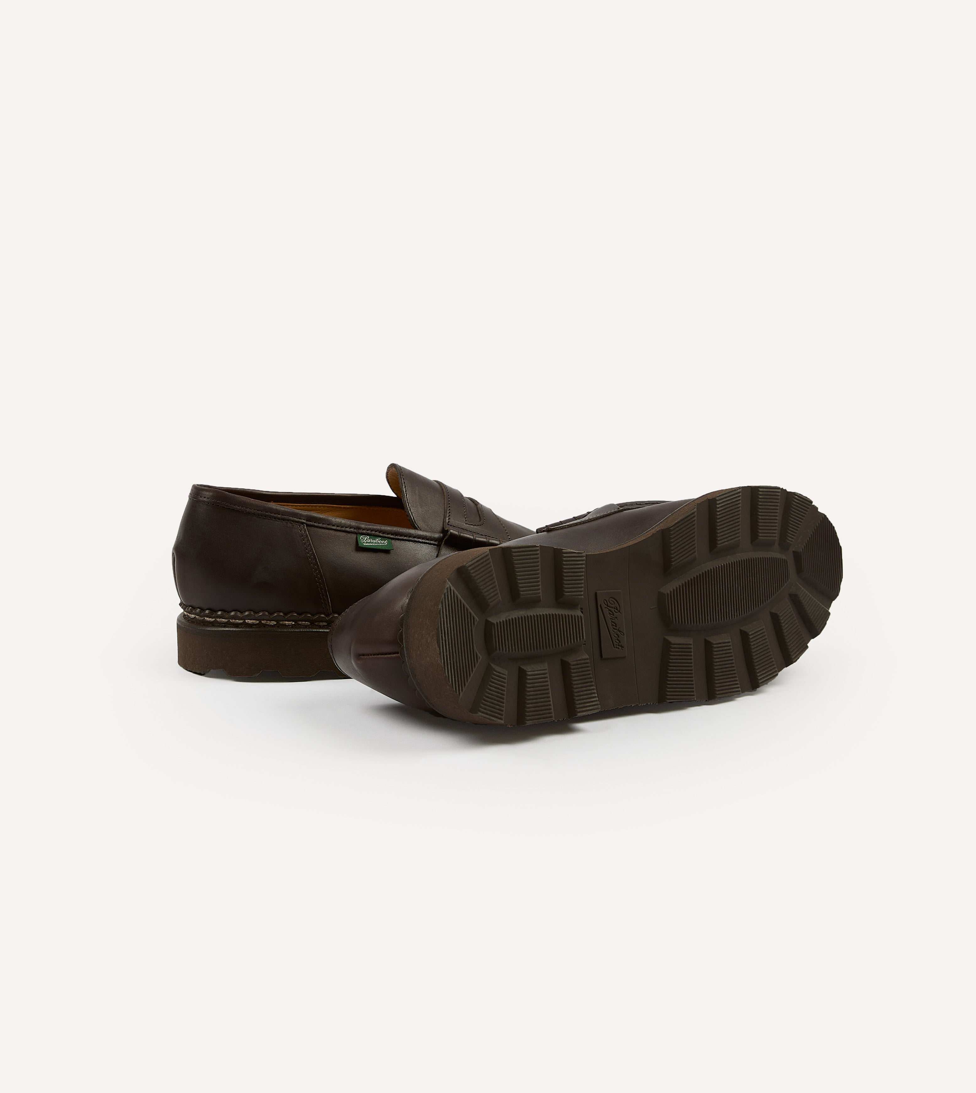 Paraboot Reims Brown Leather Loafer – Drakes US