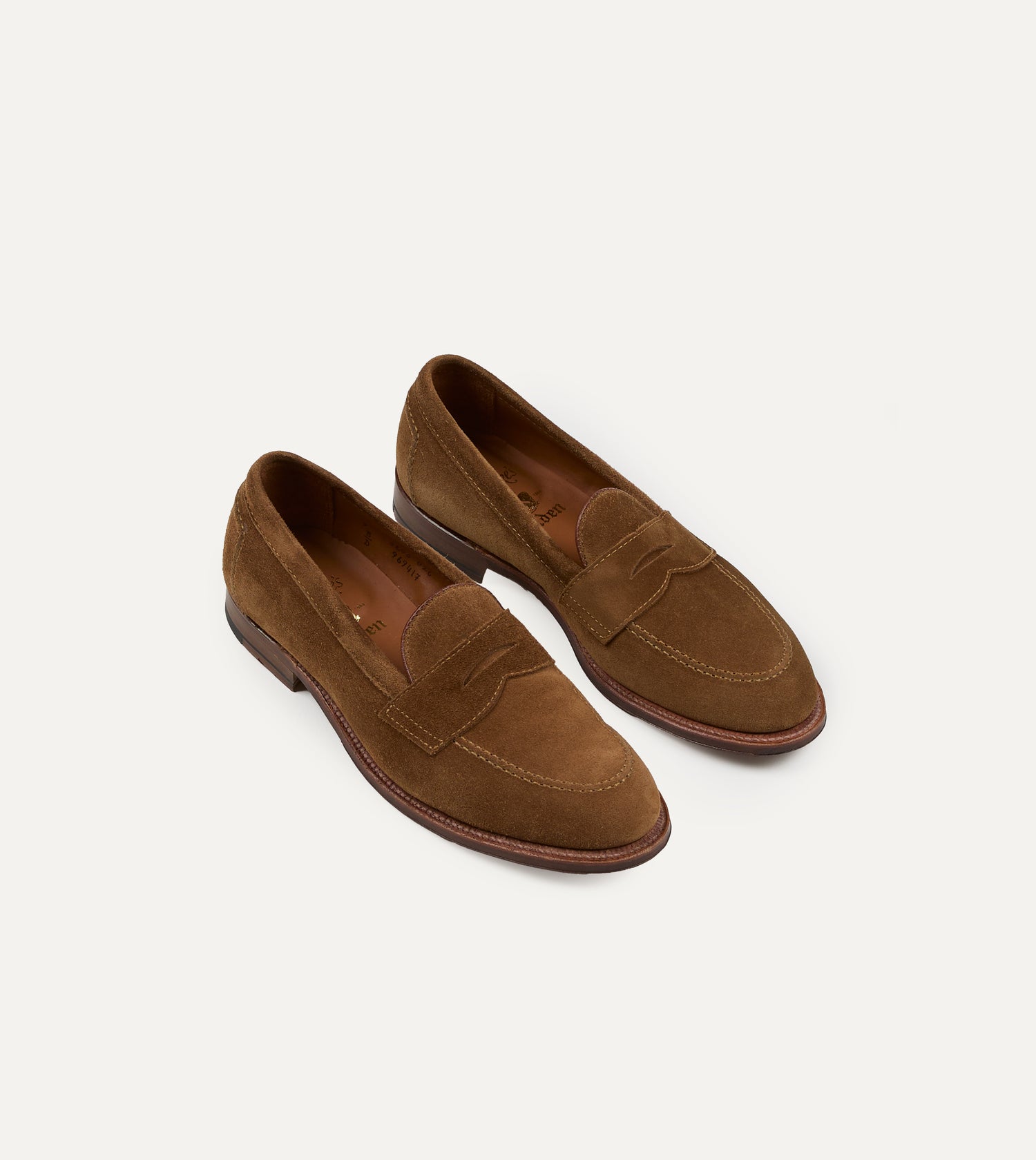 Alden Snuff Suede Penny Loafer