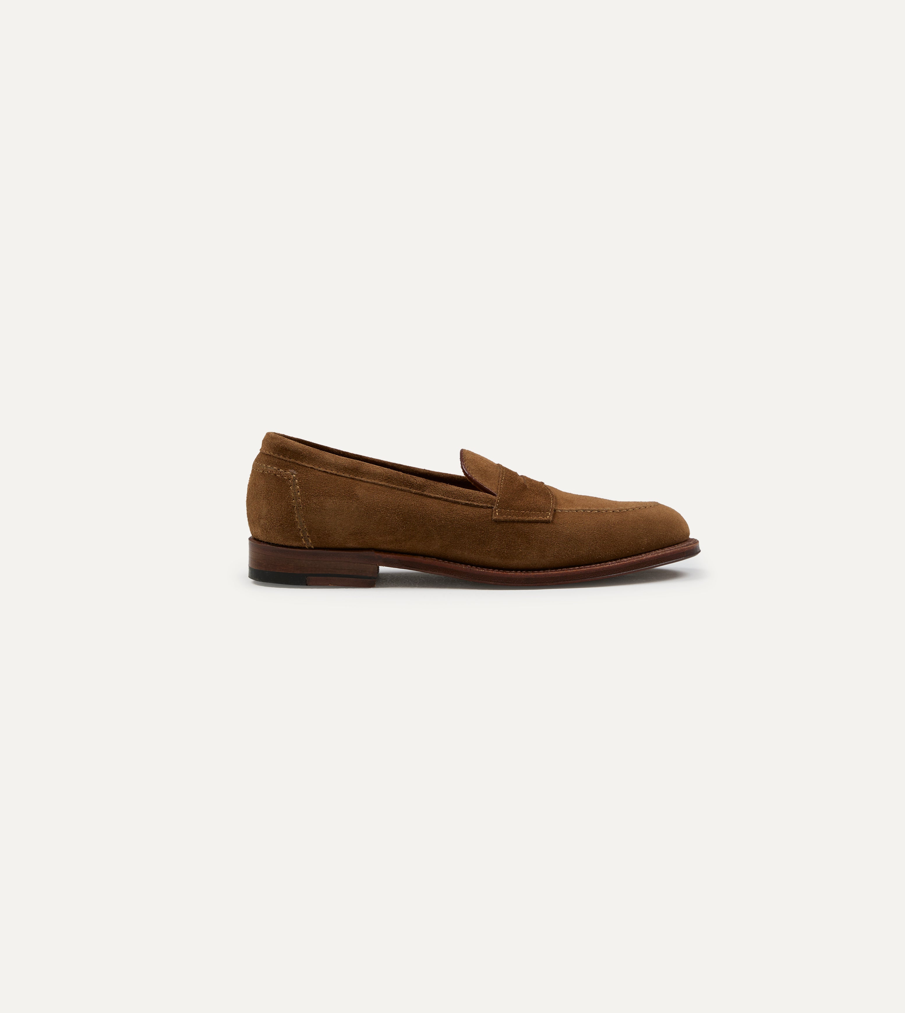 Alden Snuff Suede Penny Loafer