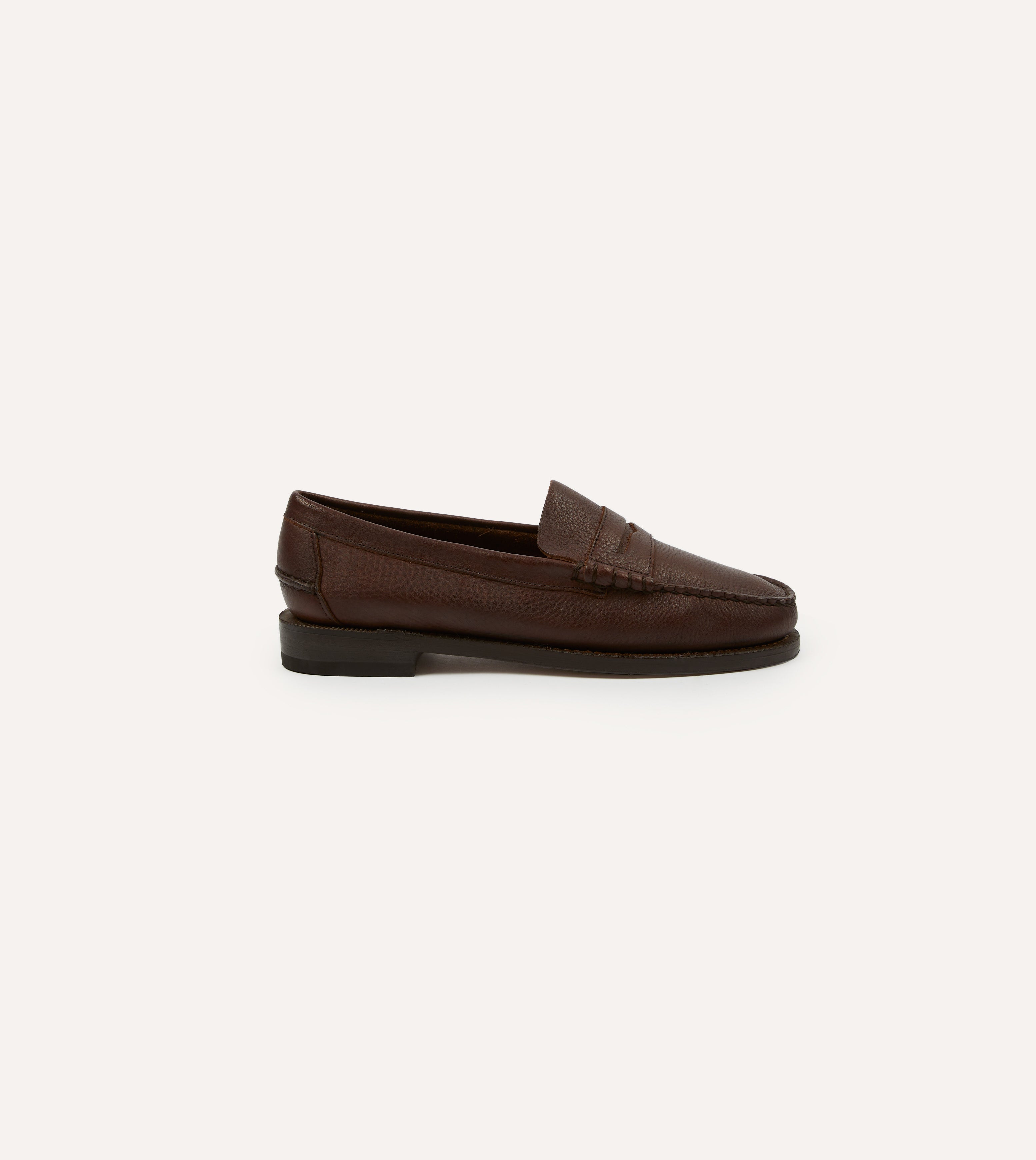 Drake's by Sebago Citysides Dan Bison Leather Loafer