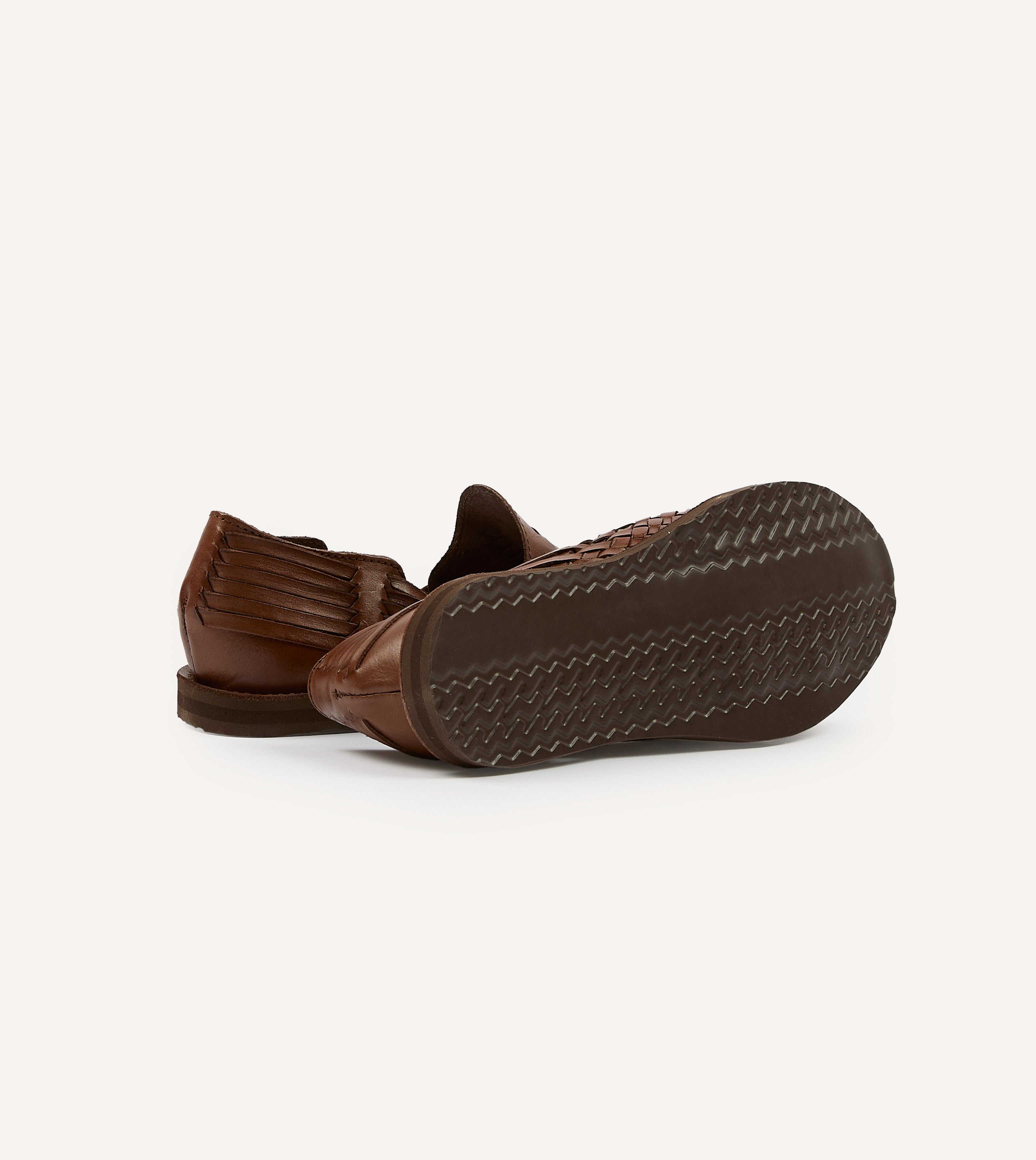 Chamula Brown Cancun Woven Sandal