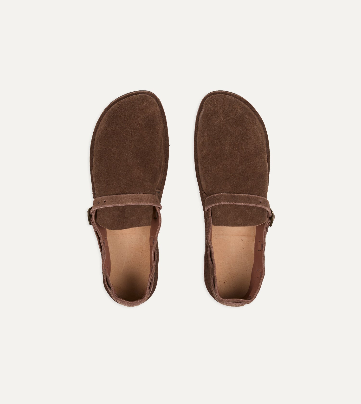 Aurora for Drake's Middle English Brown Roughout Leather Shoe