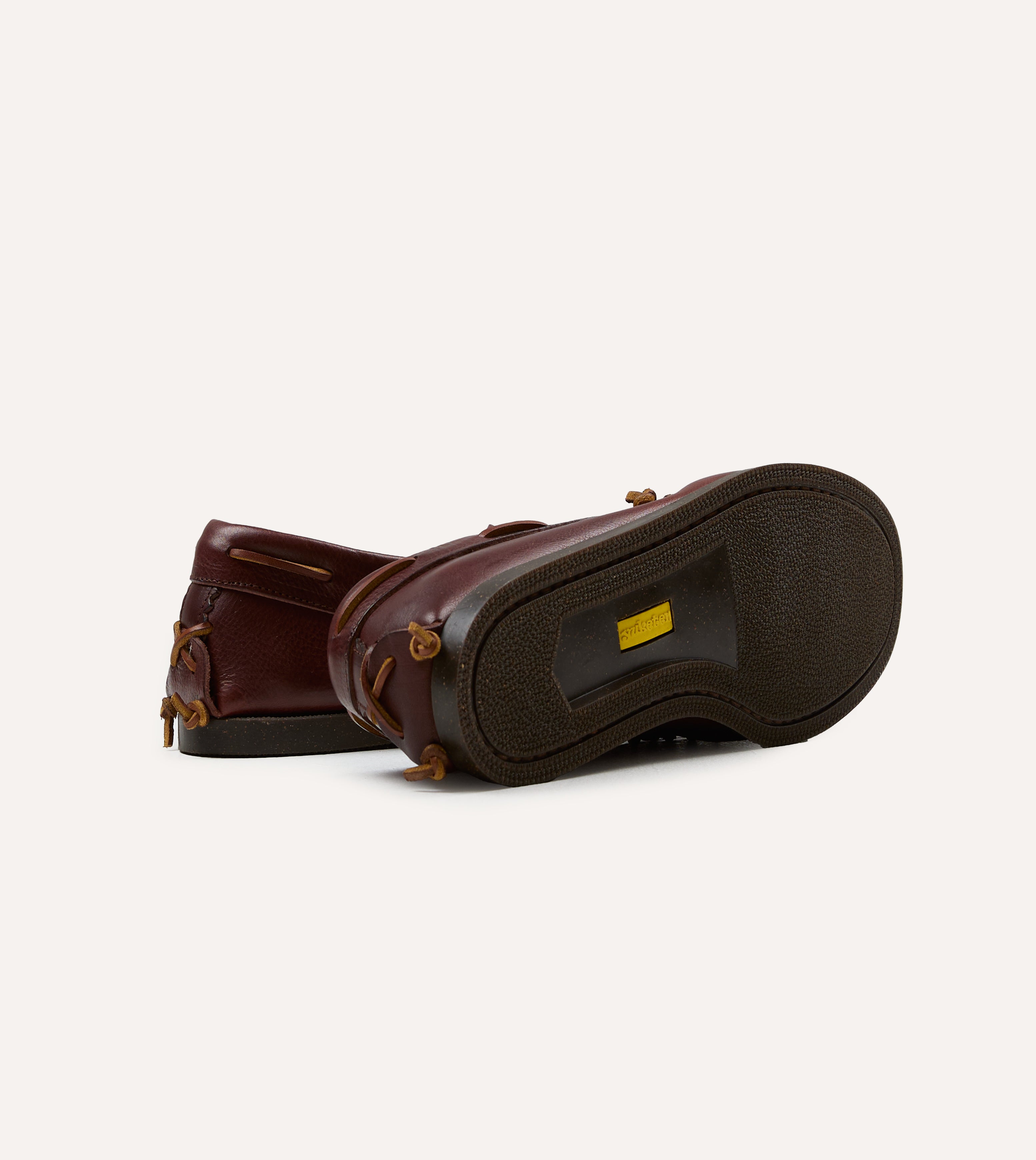Yuketen Brown Scout Moccasin Boat Shoe – Drakes US