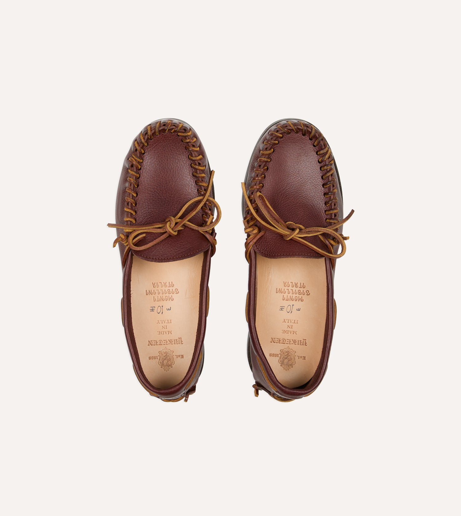 Yuketen Brown Scout Moccasin Boat Shoe