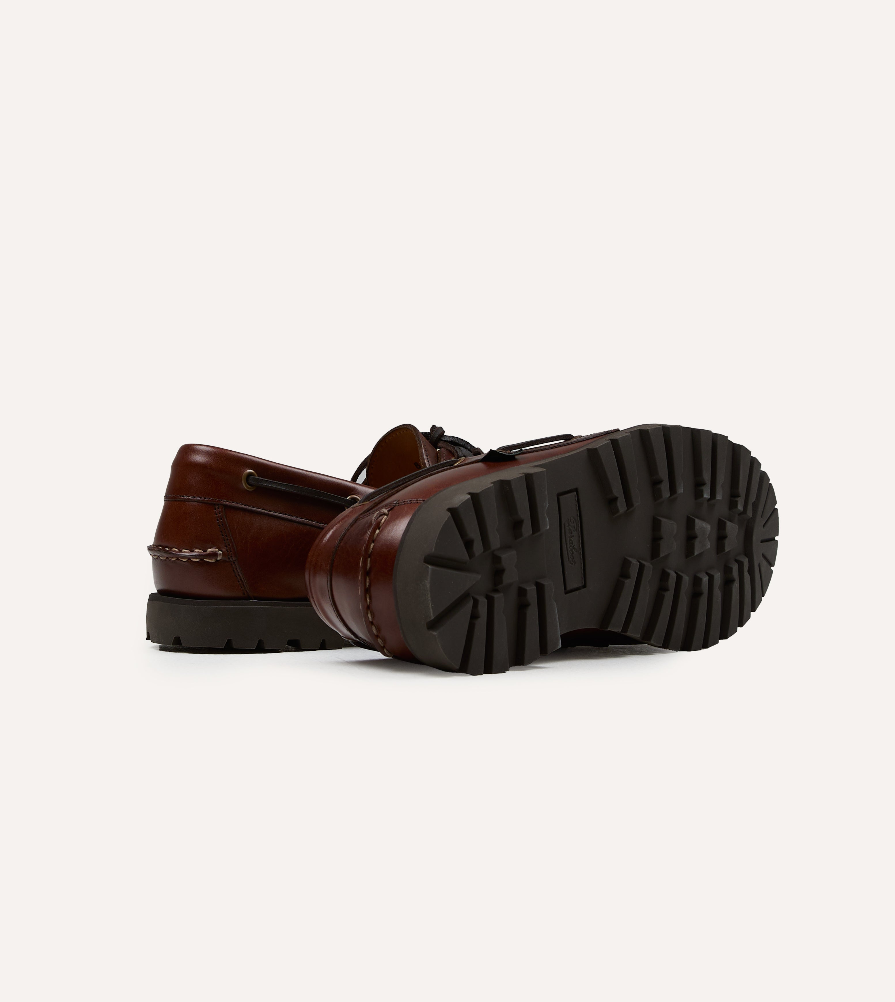 Paraboot Malo Lisse América Leather Boat Shoe – Drakes US