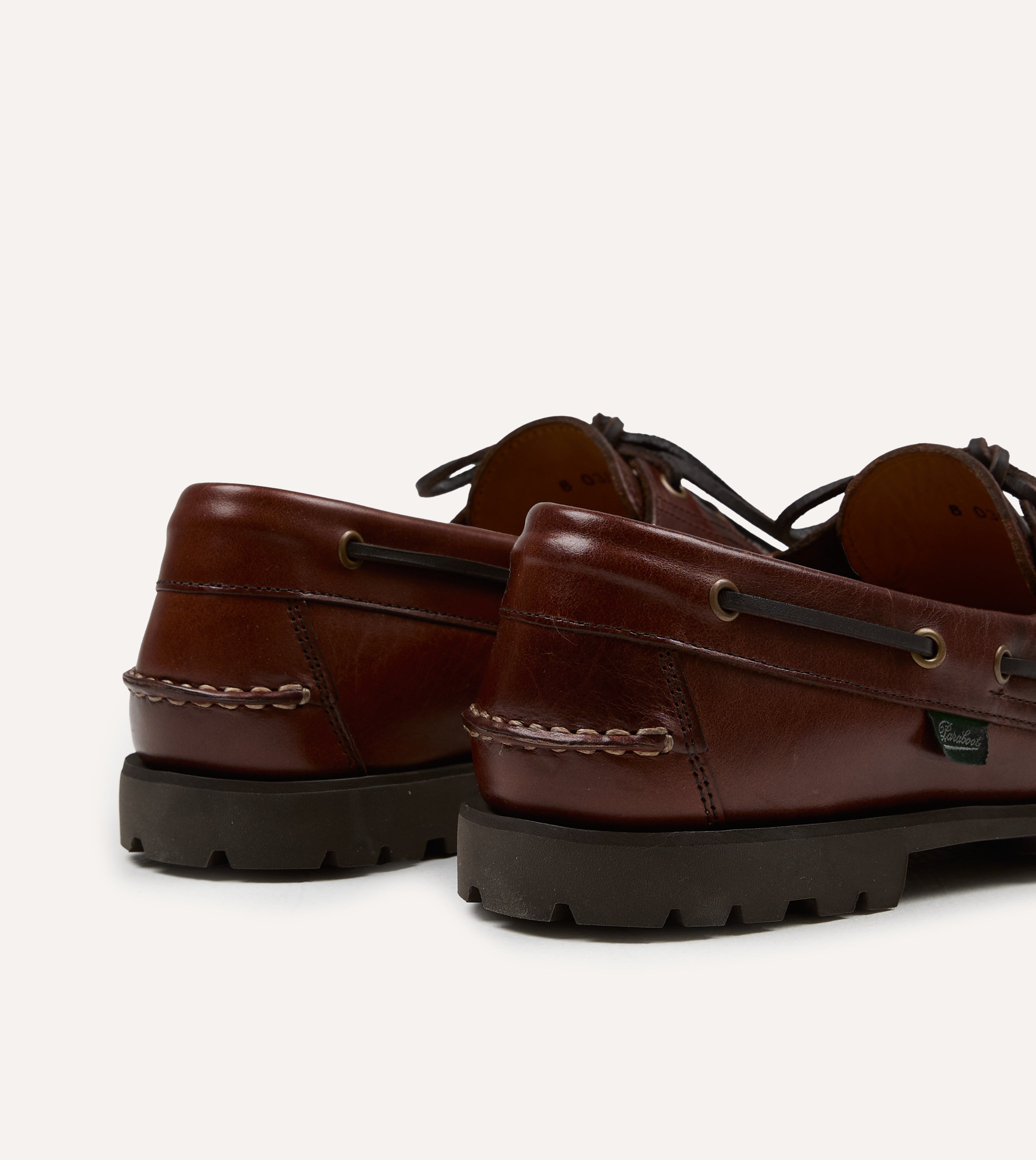 Paraboot Malo Lisse América Leather Boat Shoe