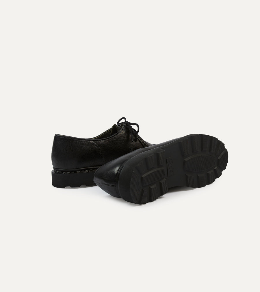 Paraboot Michael Noir Deer Leather Derby Shoe