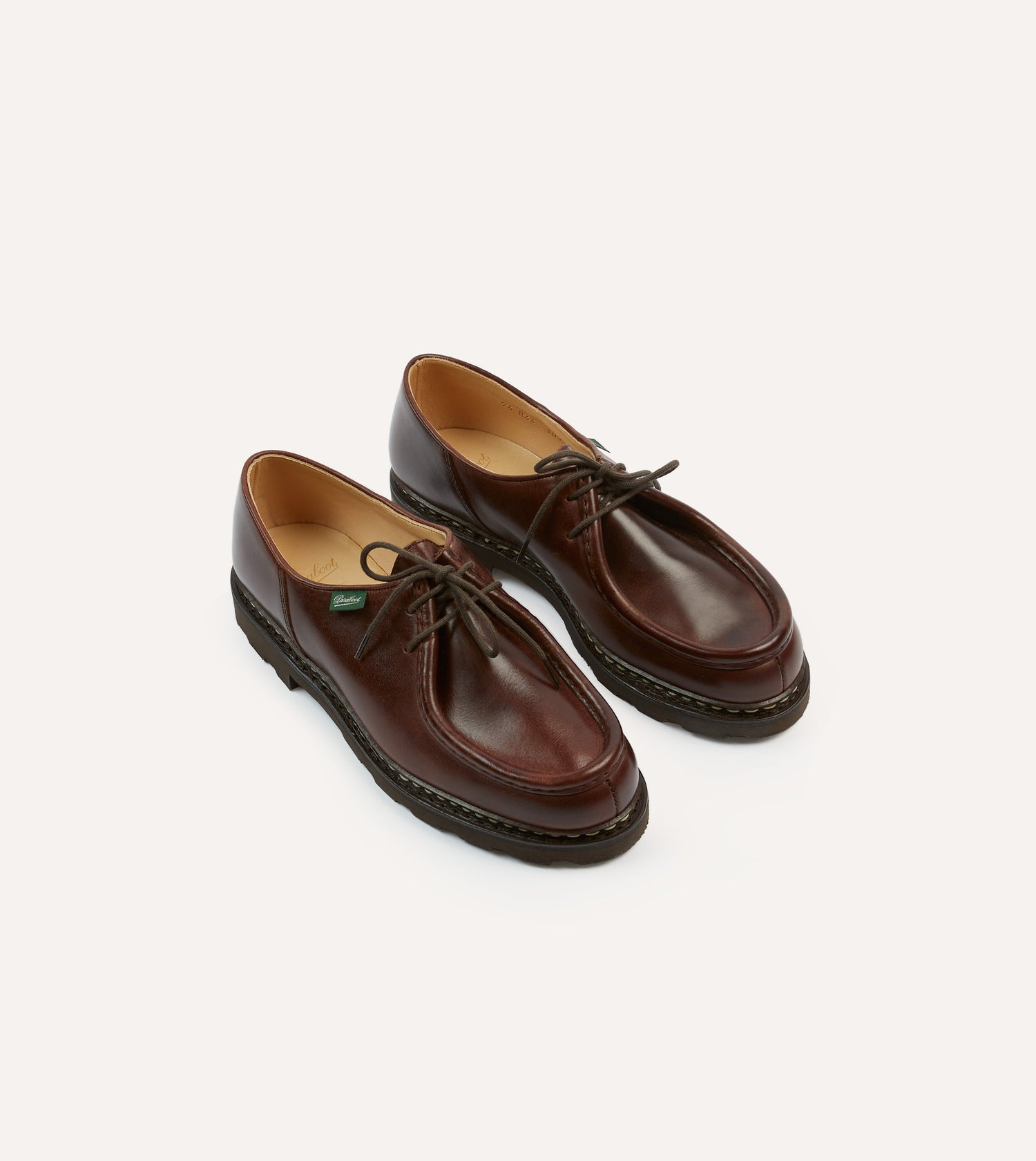 Paraboot Michael Brown Leather Derby Shoe