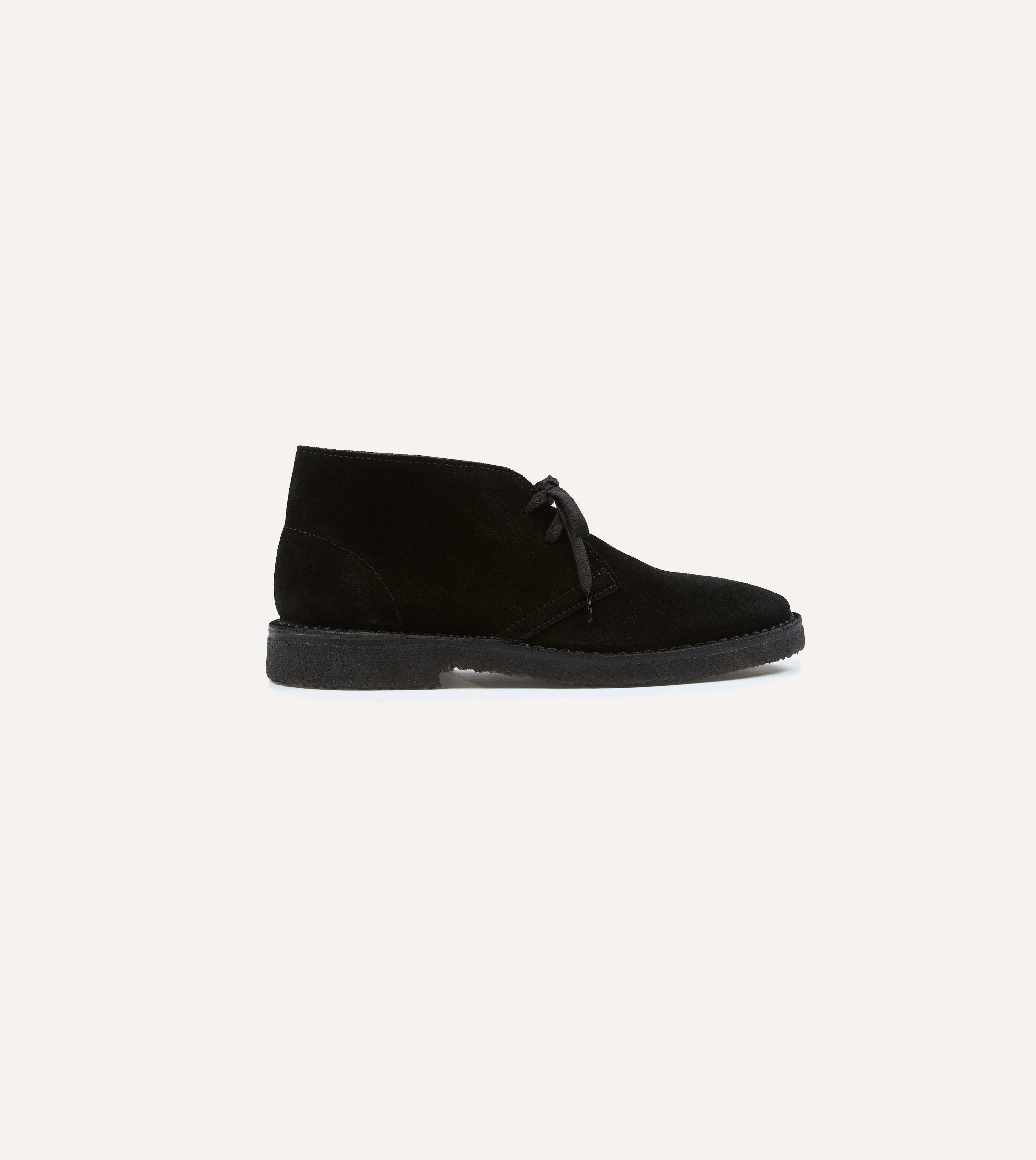 Drake's by A. Levine Clifford Desert Boot Black Suede