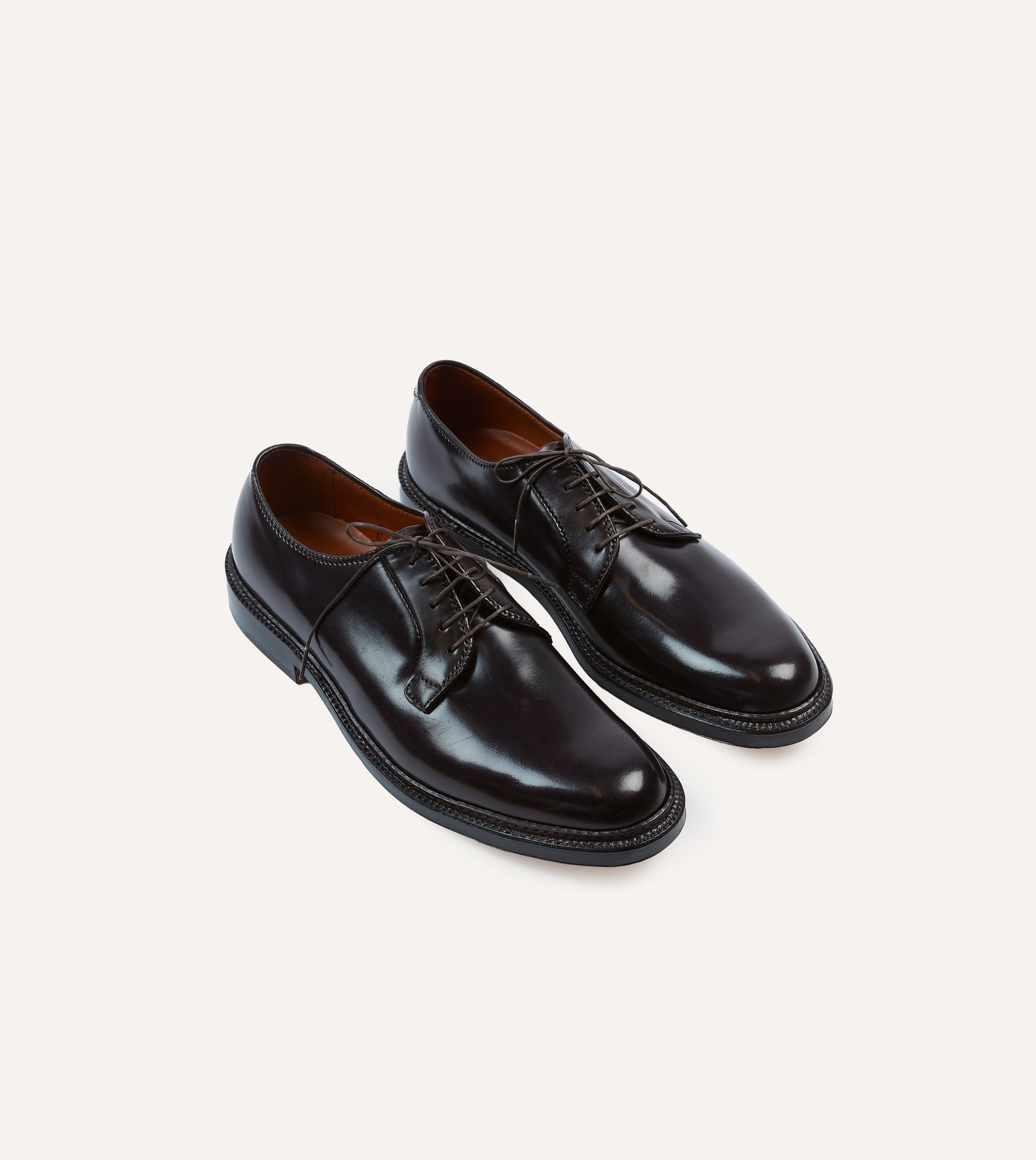 Alden Burgundy Cordovan Plain Toe Blucher 8 US Alden Burgundy Cordovan Plain Toe Blucher 8 US