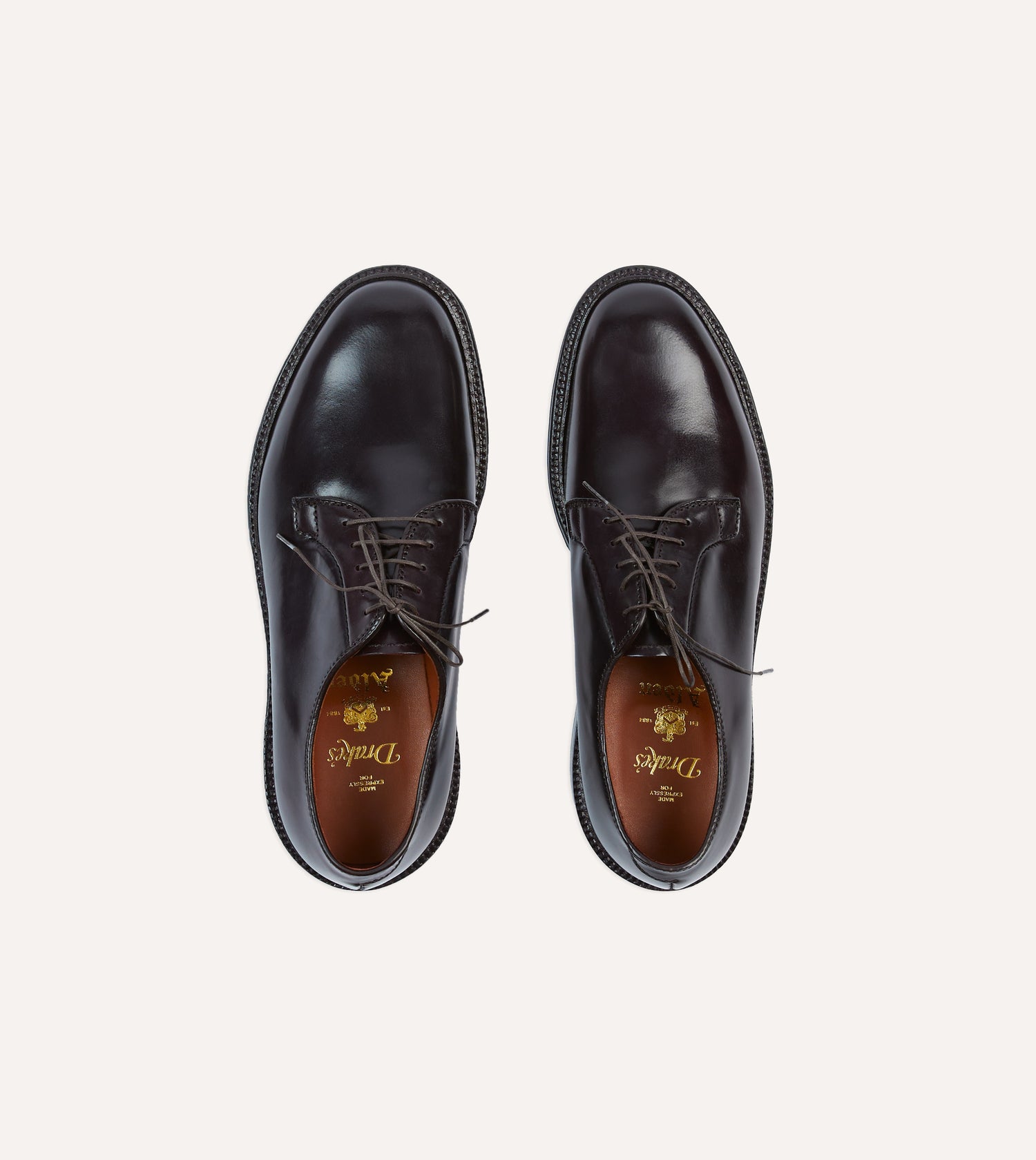 Alden Colour 8 Cordovan Plain Toe Blucher