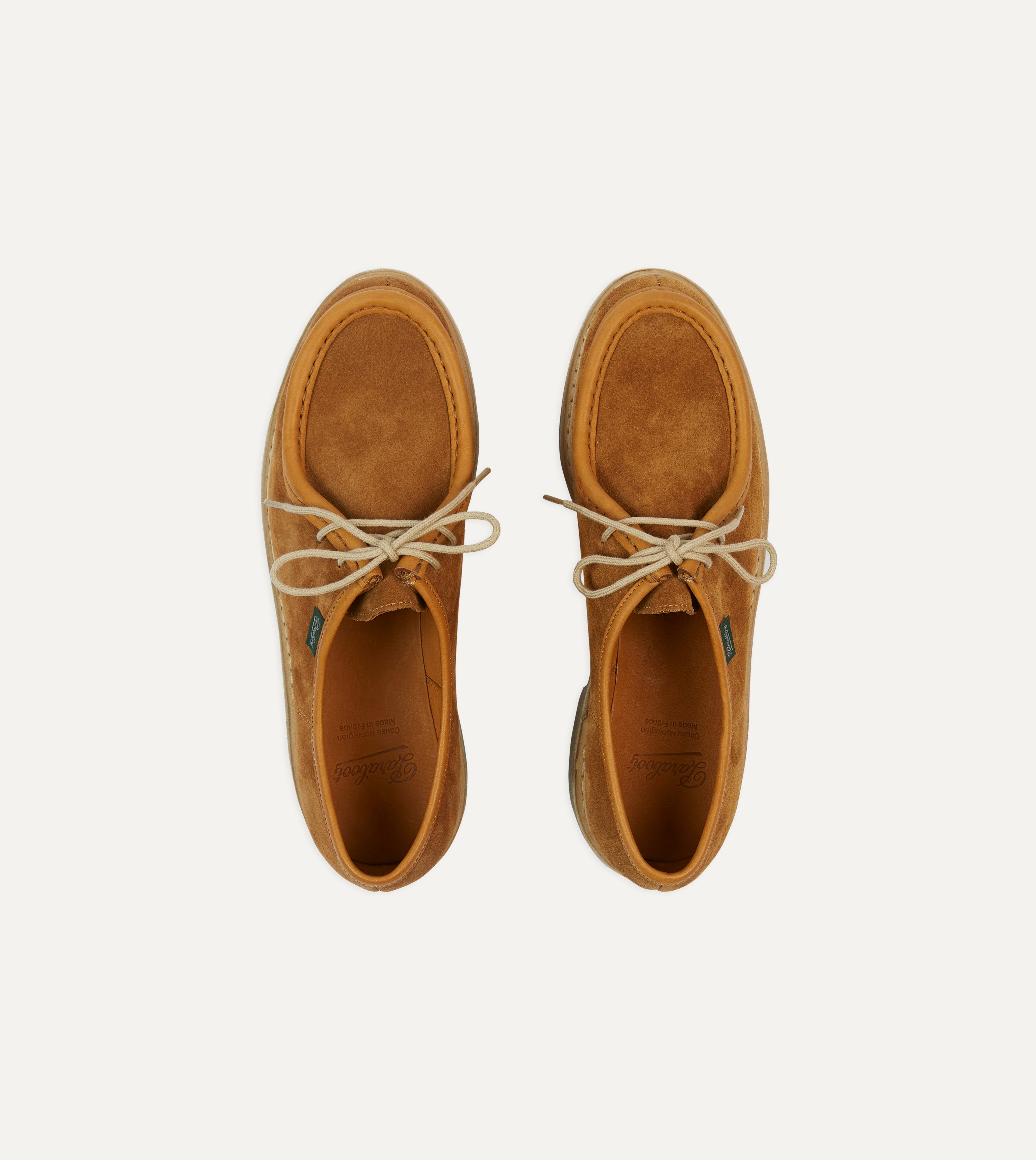 Paraboot Micka Whiskey Suede Derby Shoe – Drakes US