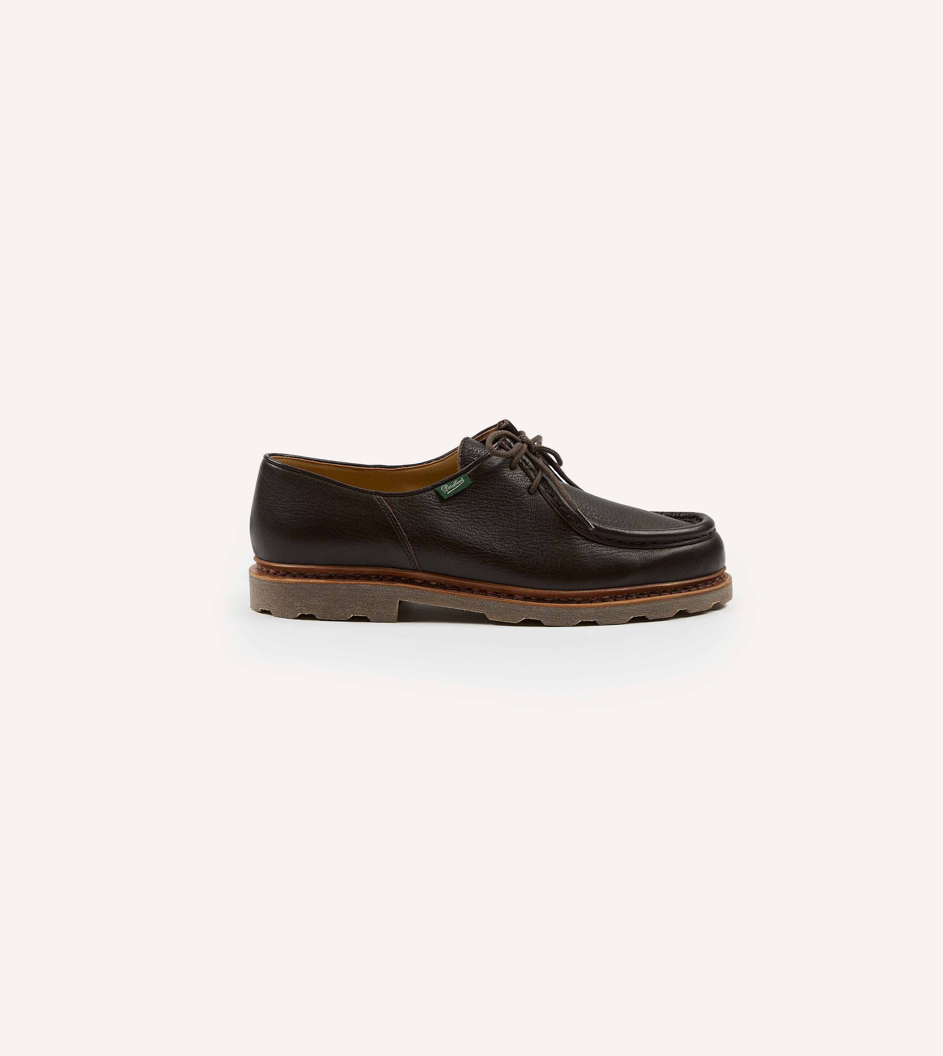 Paraboot Michael Marron Deer Leather Derby Shoe – Drakes US