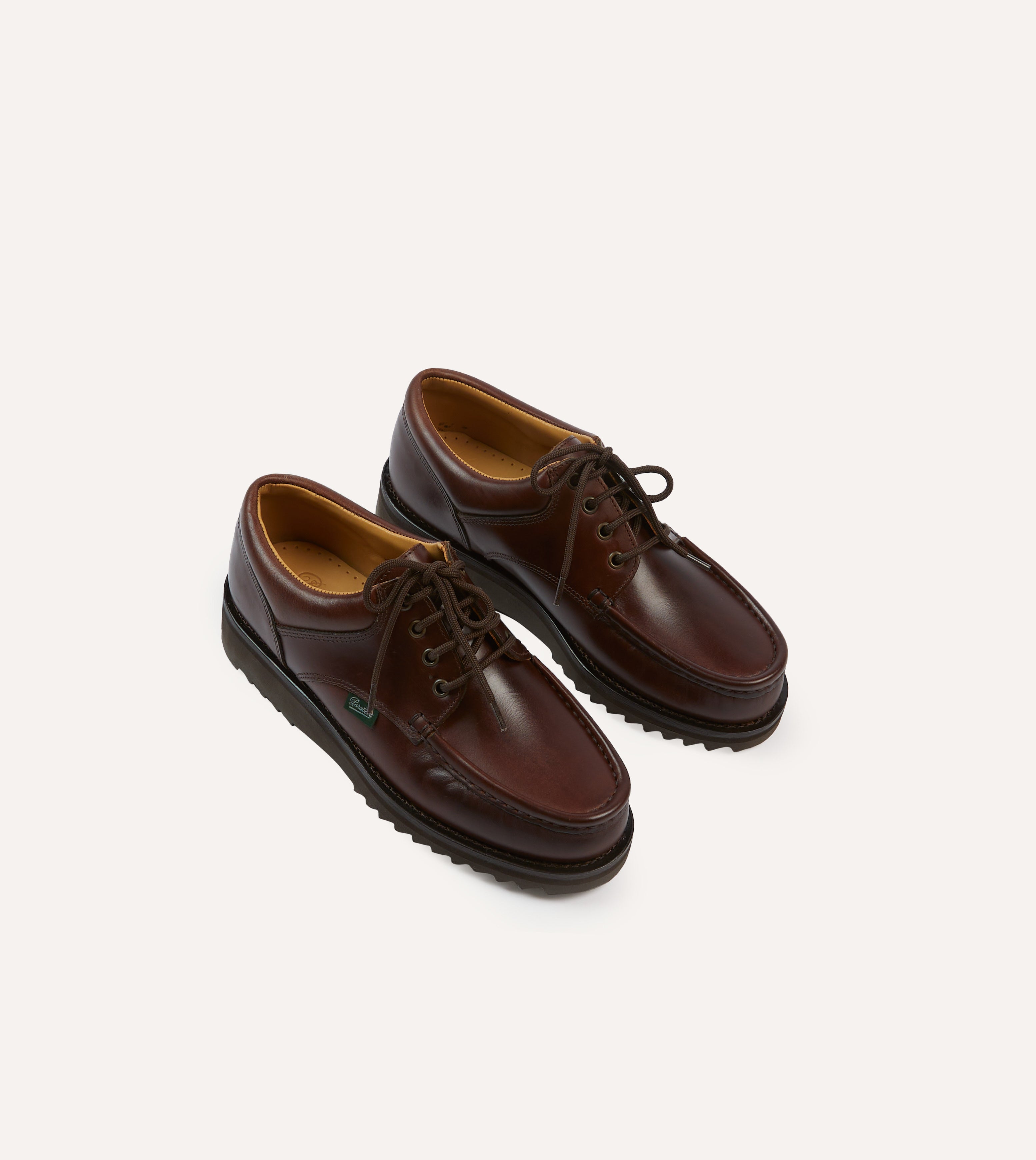 Paraboot Thiers Brown Calf Leather Derby Shoe – Drakes US