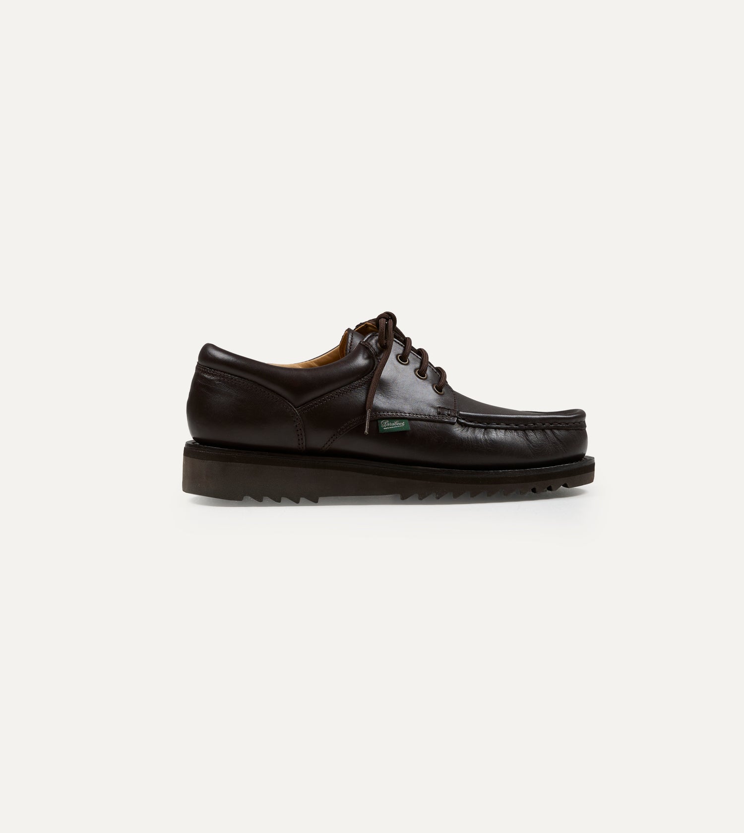 Paraboot Thiers Kenya Dark Brown Leather Derby Shoe