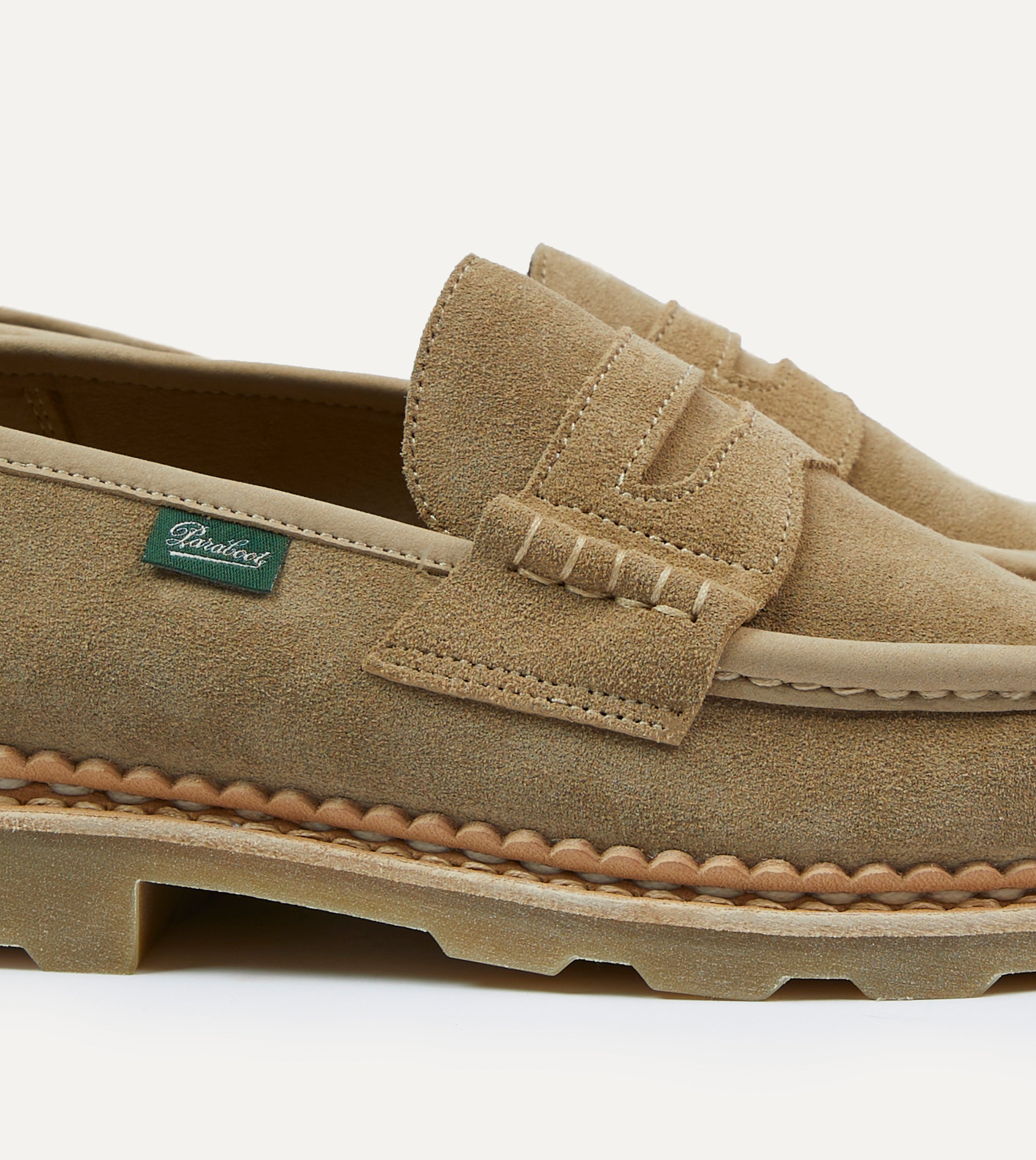 Paraboot Nantes Sand Suede Loafer – Drakes US