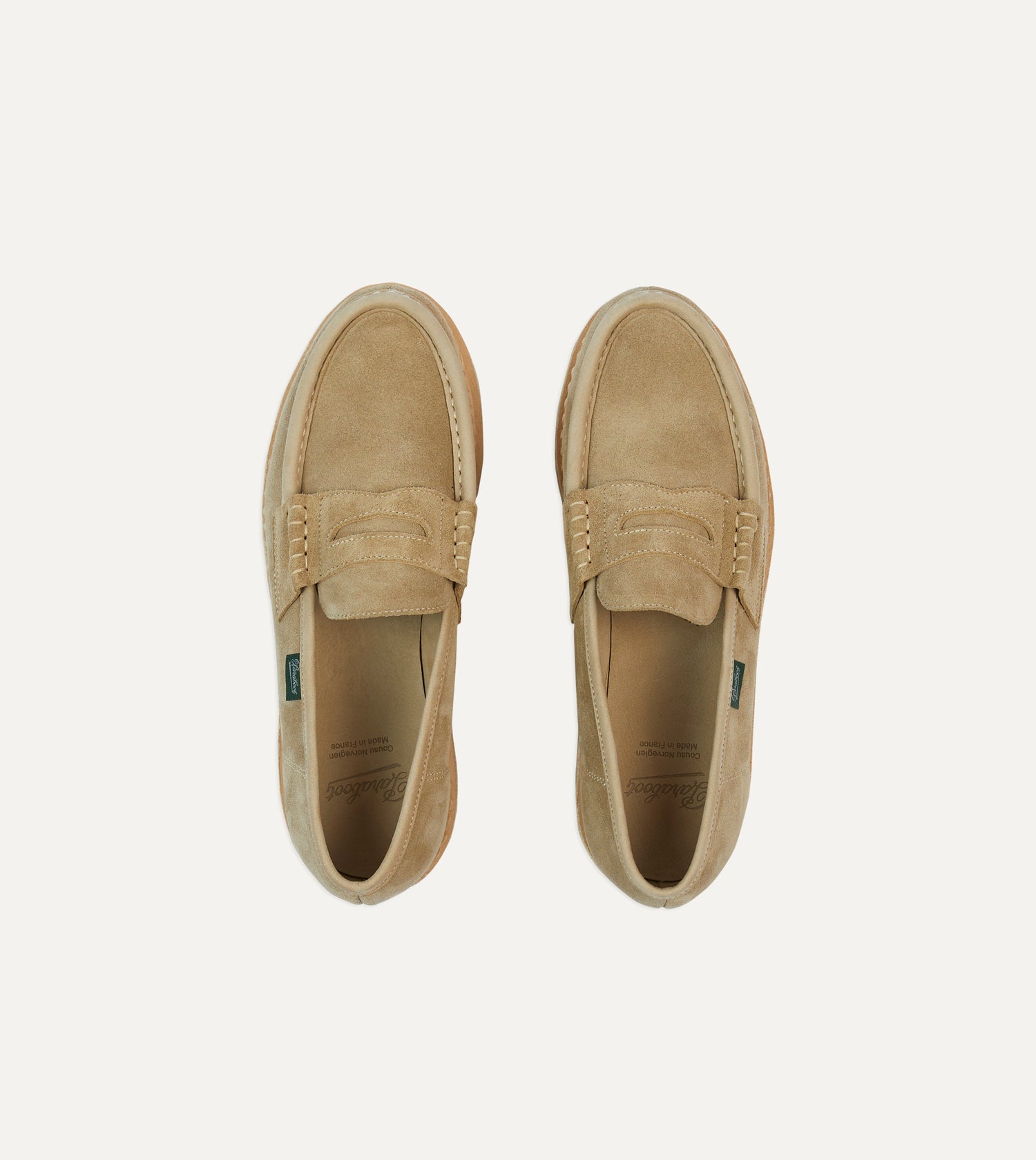 Paraboot Nantes Sand Suede Loafer