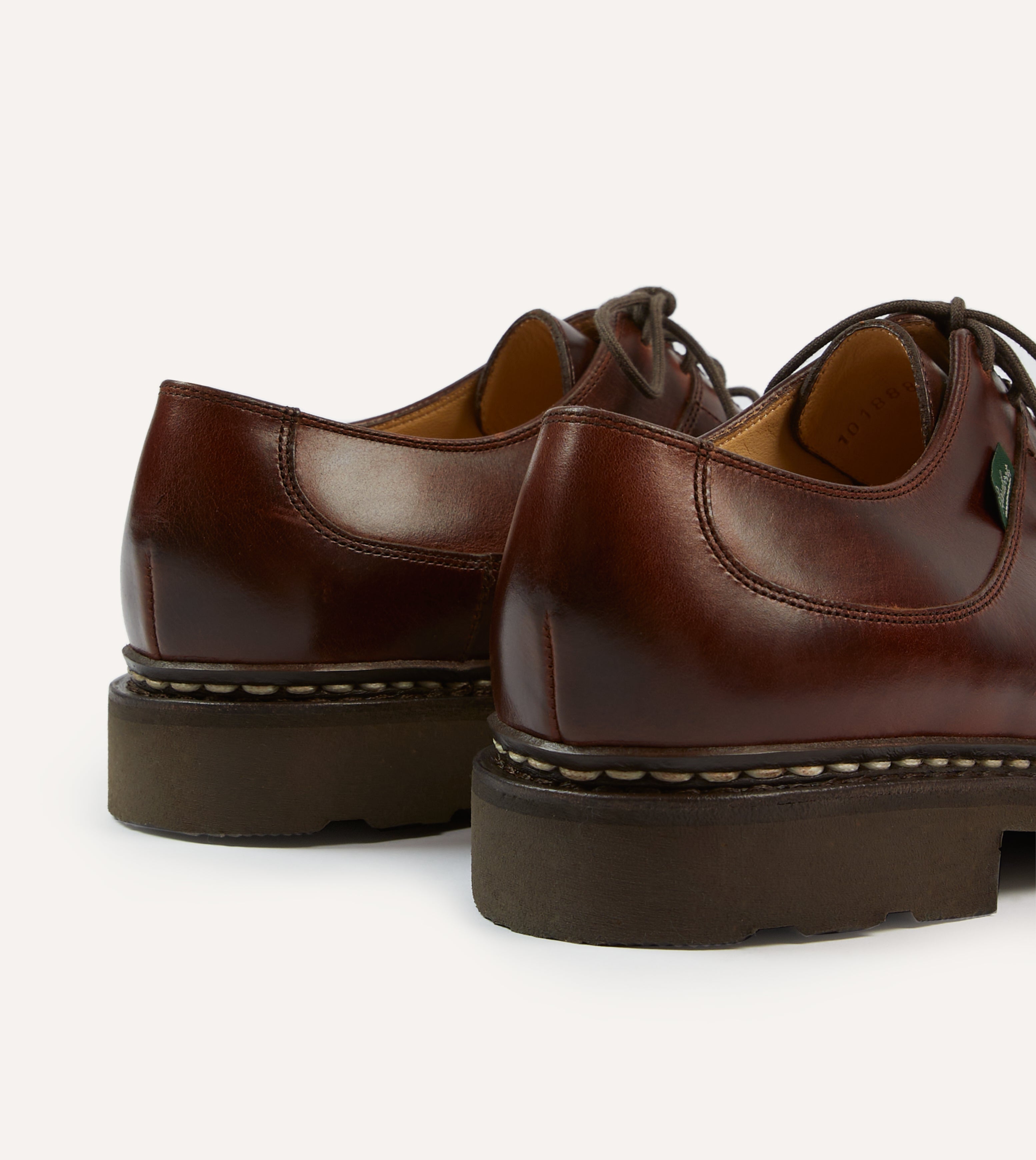 Paraboot Avignon Brown Leather Derby Shoe – Drakes US