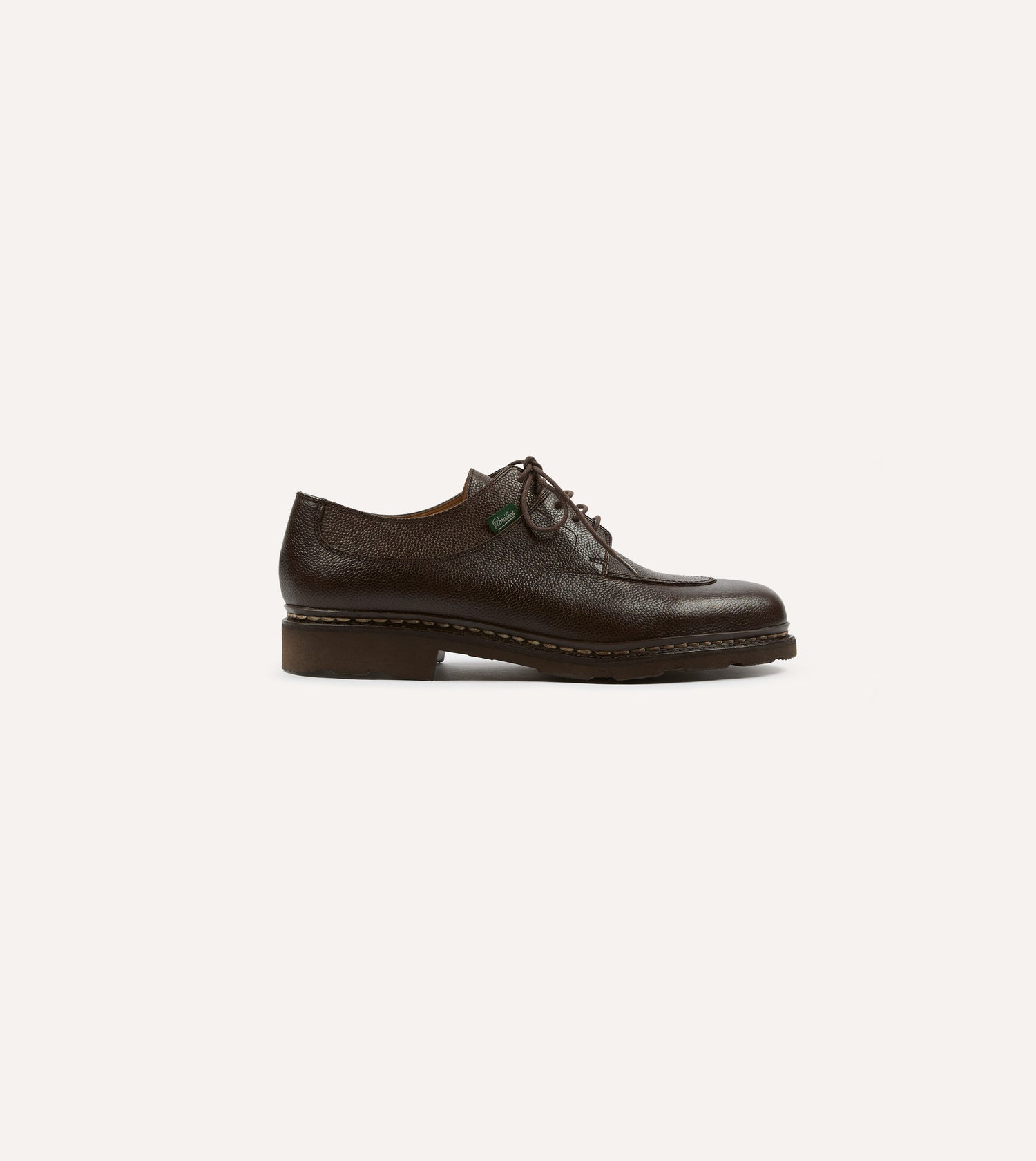 Paraboot Avignon Moka Brown Leather Derby Shoe