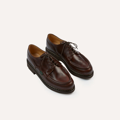 Paraboot Villandry Brown Calf Leather Derby Shoe – Drakes US