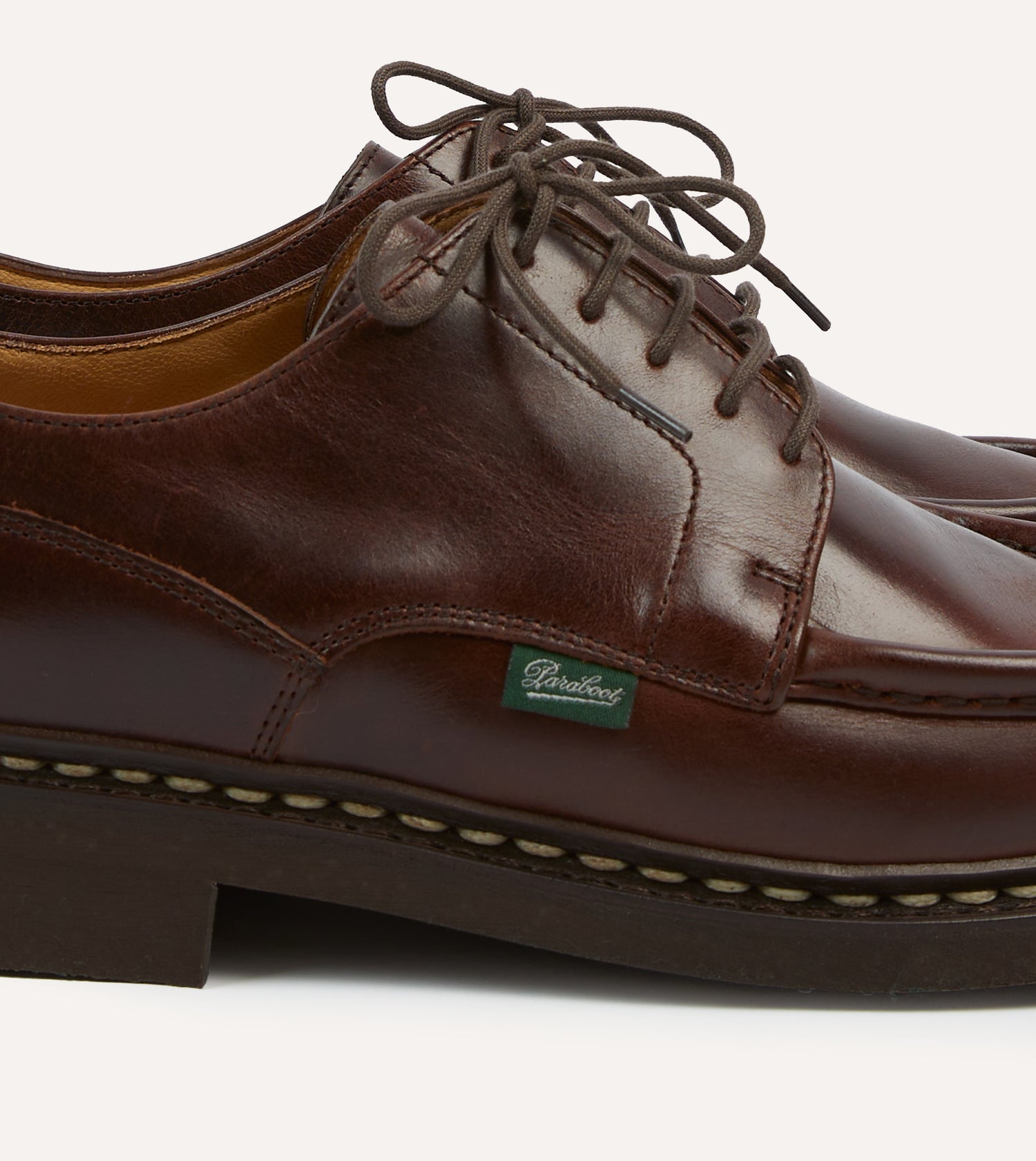 Paraboot Villandry Brown Calf Leather Derby Shoe