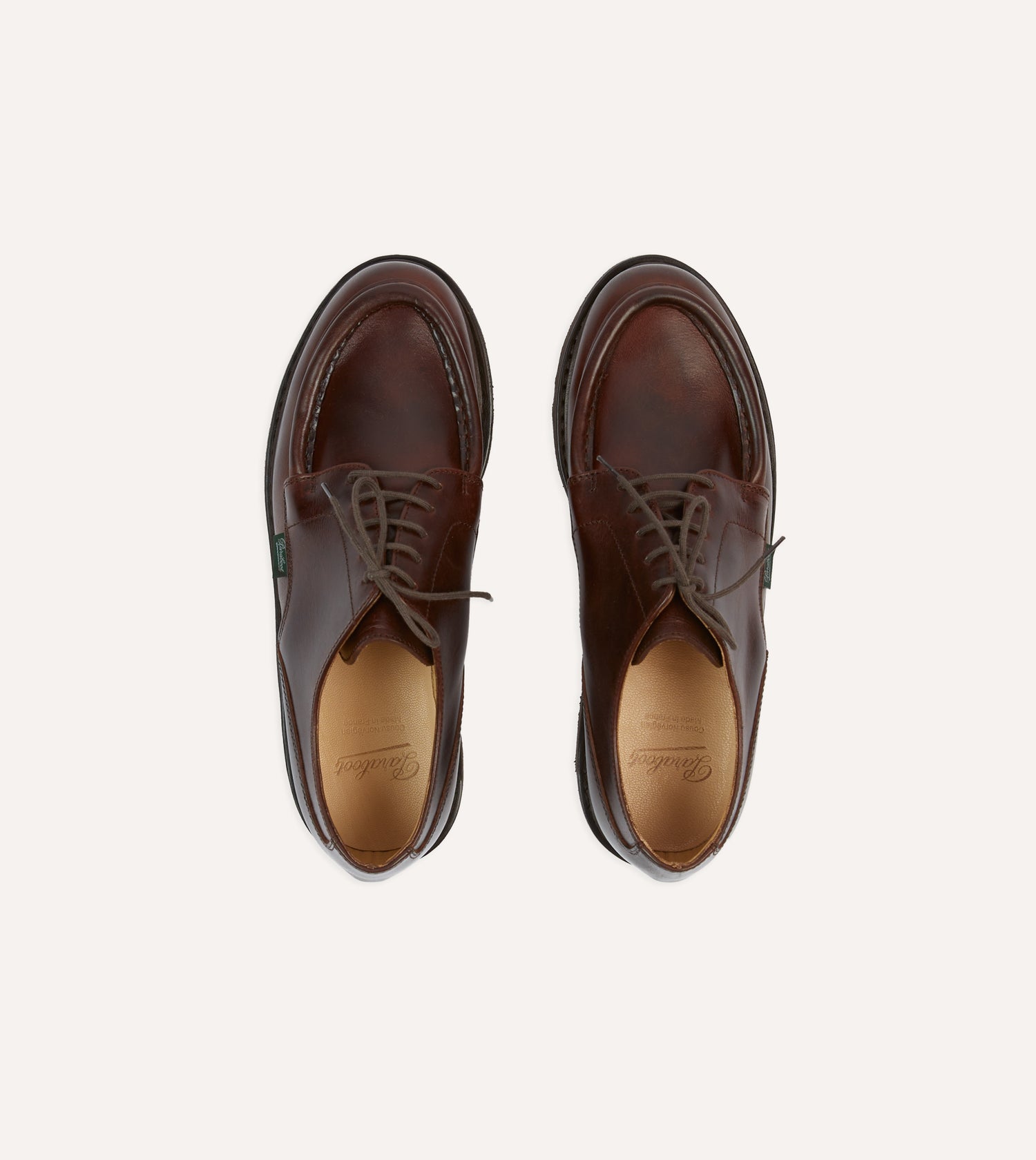 Paraboot Villandry Brown Calf Leather Derby Shoe