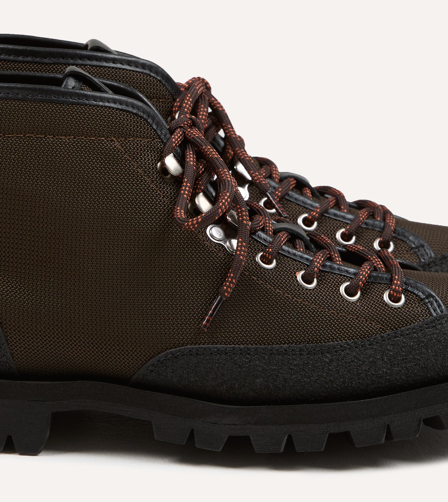 Paraboot Yosemite Brown Leather Mesh Hiking Boots