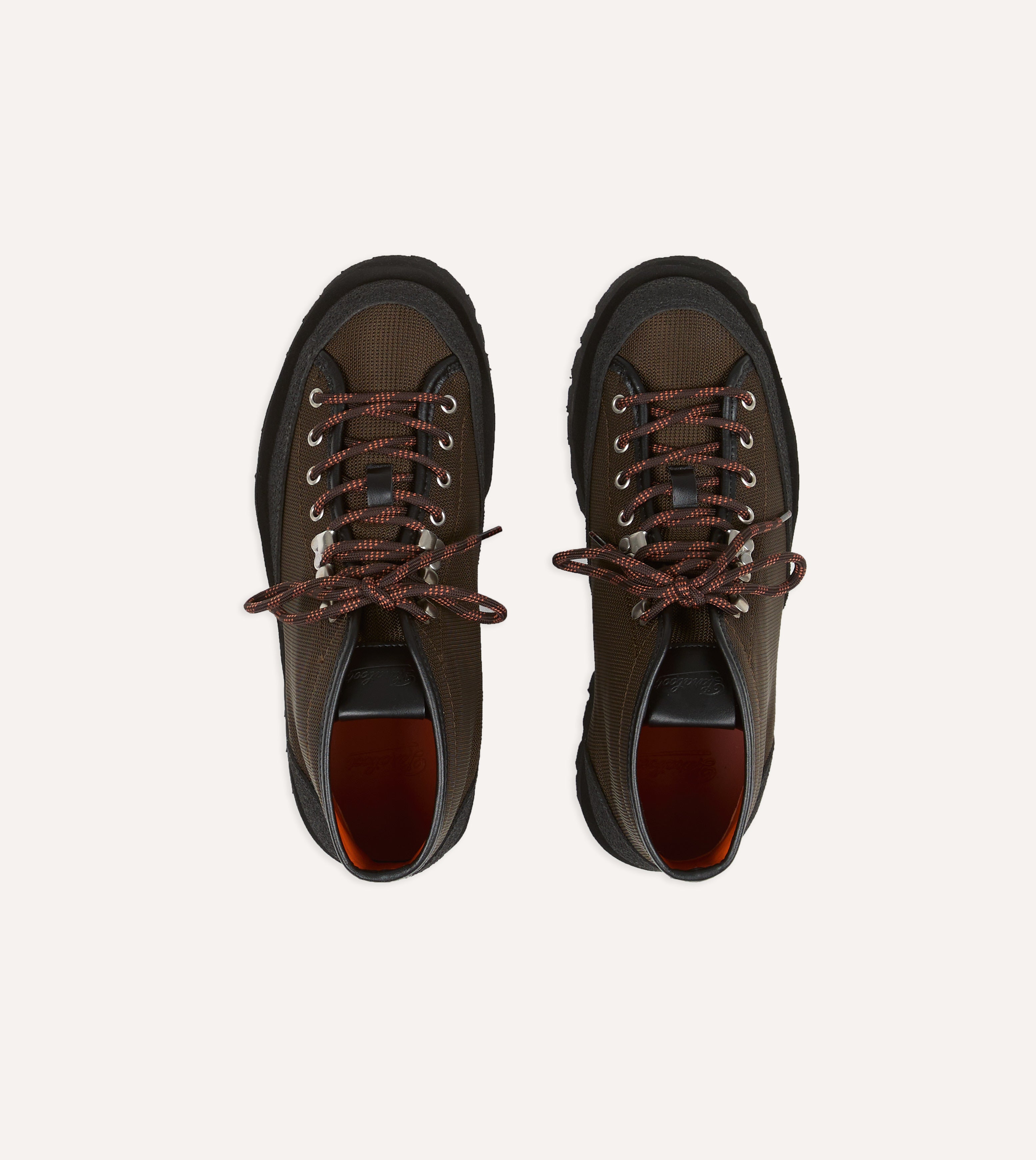 Paraboot Yosemite Brown Leather Mesh Hiking Boots – Drakes US