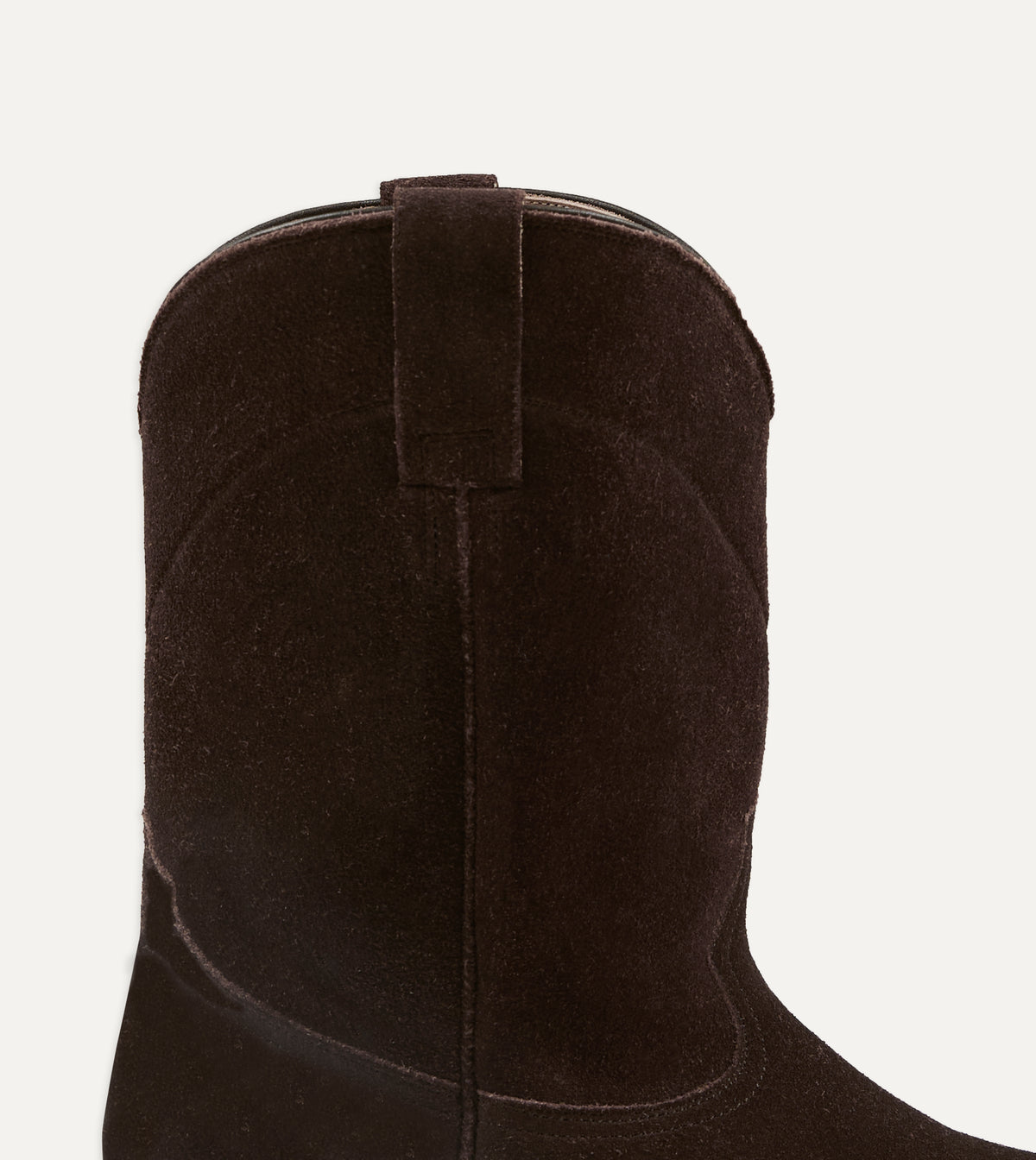 Yuketen Brown Suede Ranchero Boots